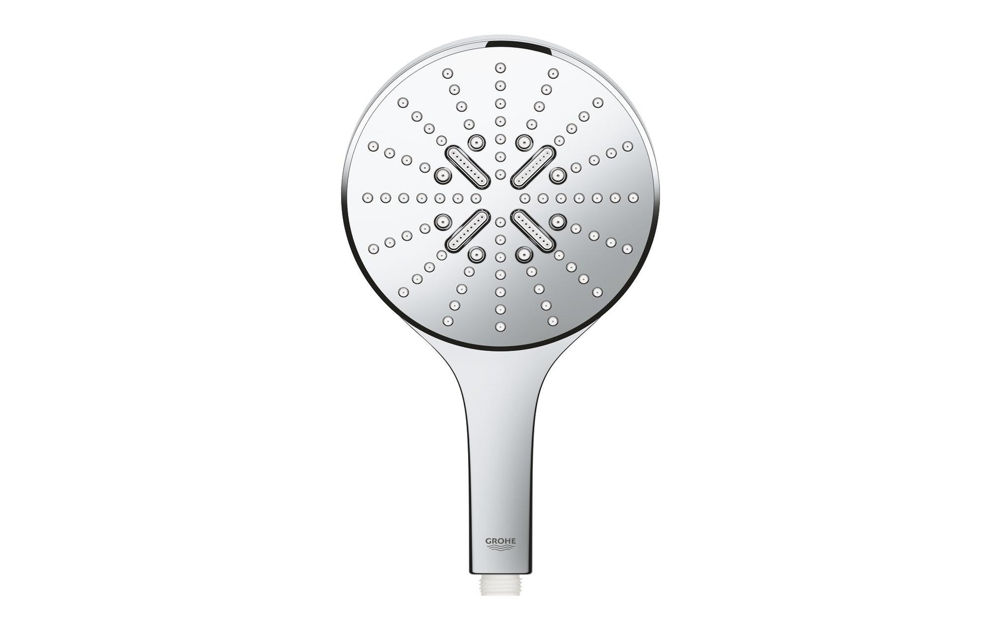 GROHE Handbrause Rainshower 150 – Ø15 cm, Edelstahl, Chrom