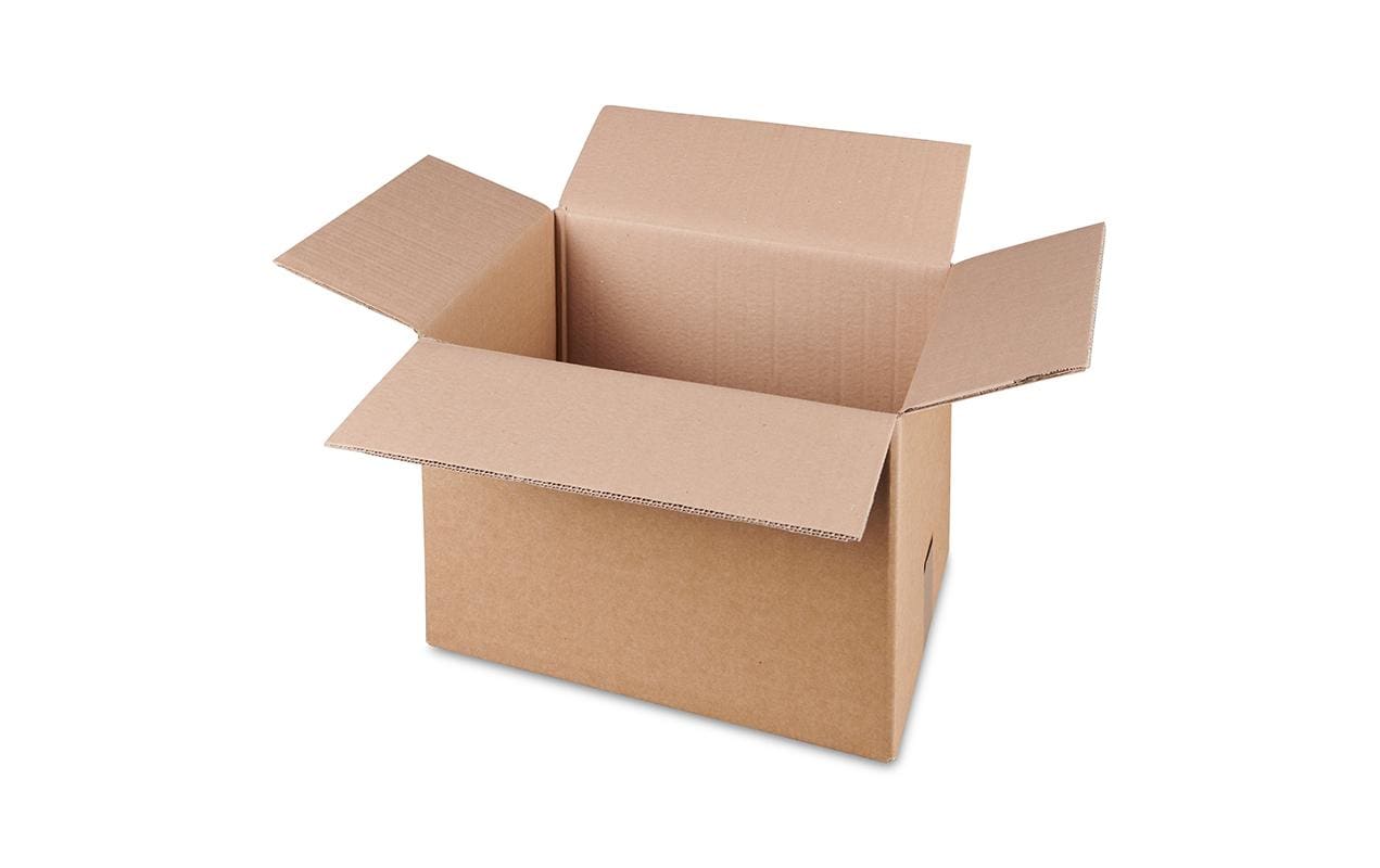 Versandkarton – 590 × 500 × 385 mm, 2-wellig, braun – 10 Stk.