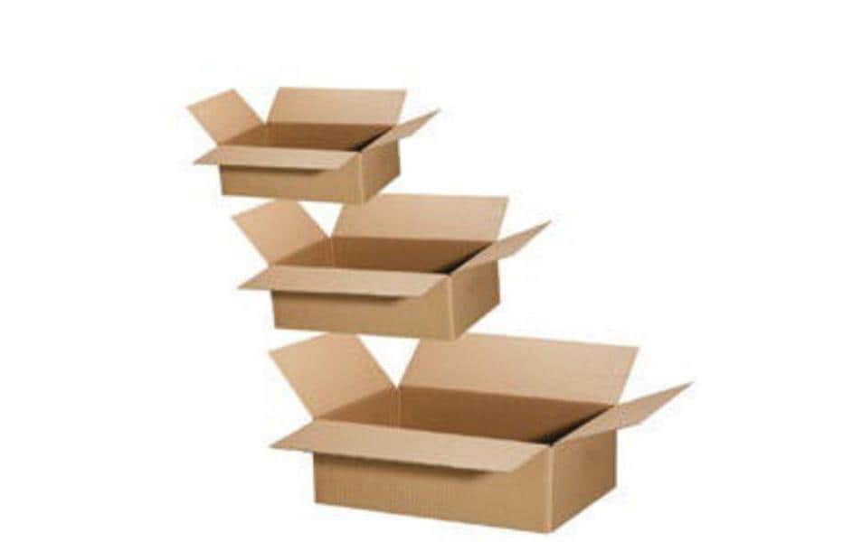 Versandkarton Branowell – 390 × 290 × 184 mm, 1-wellig, braun – 25 Stk.