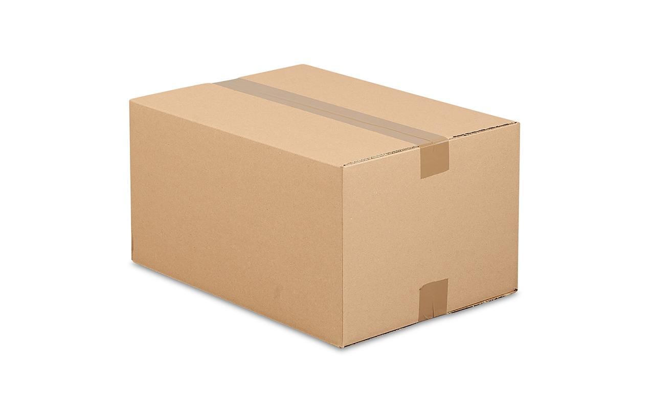Versandkarton BRANOwell – 390 × 290 × 200 mm, einwellig, braun – 25 Stk.
