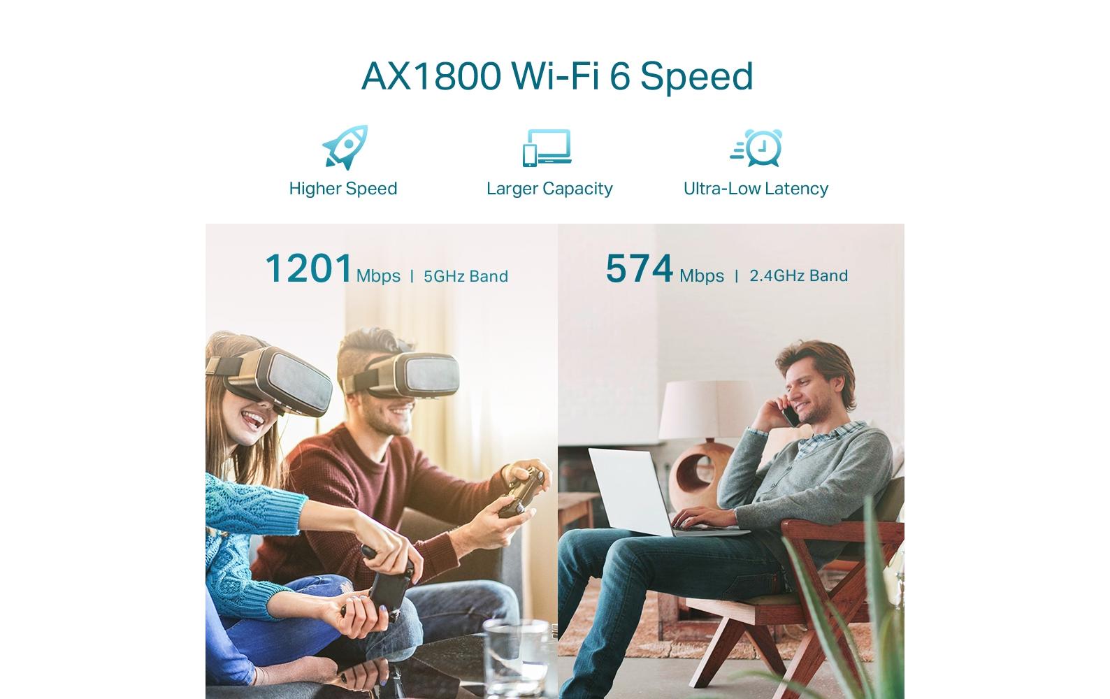 TP-Link RE605X – Access Point – Wi-Fi 6 (2,4/5 GHz), 1,8 Gbit/s