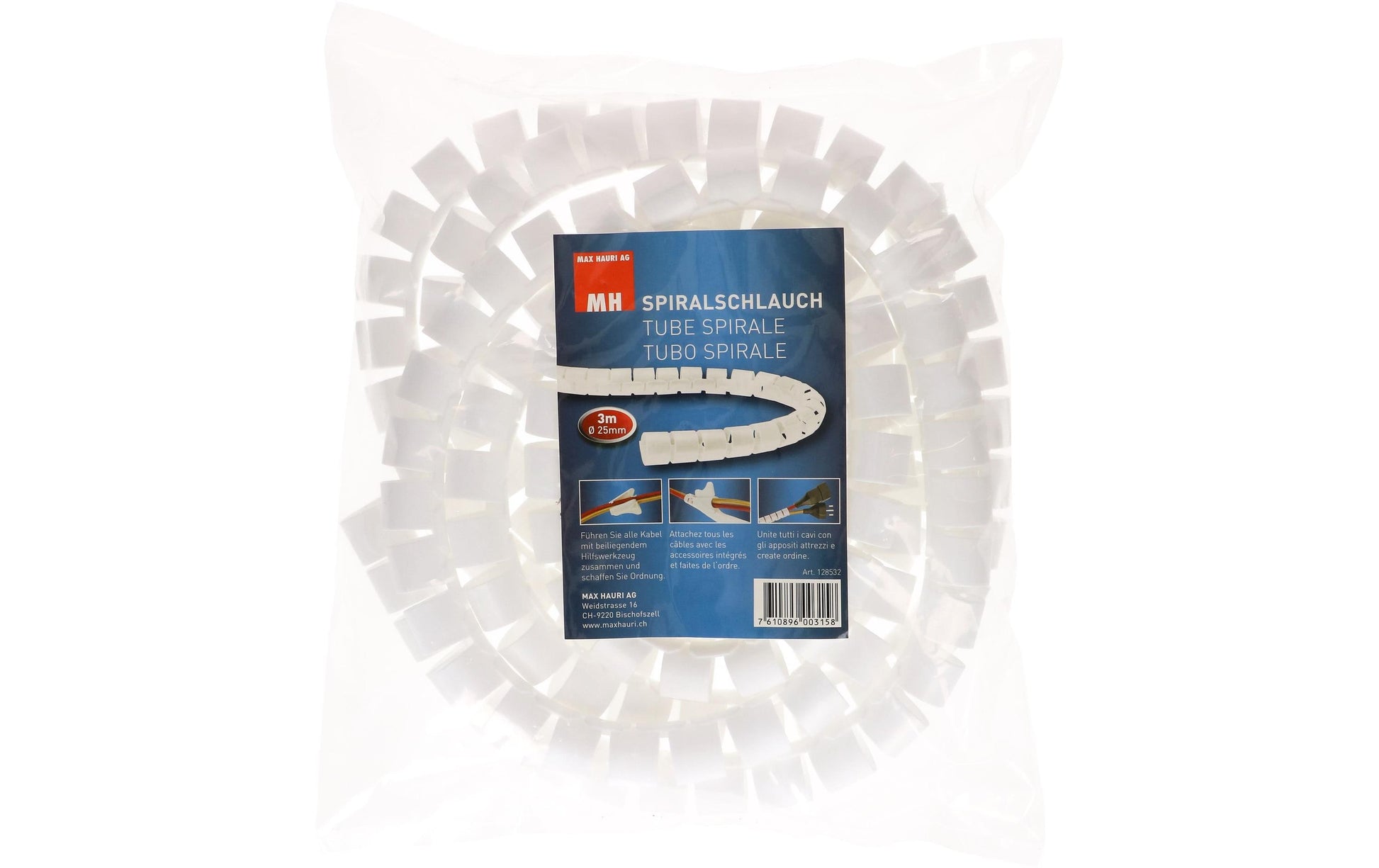 Max Hauri AG Max Hauri Steckdosenleiste – 7×T13, 1,5 m, Schalter