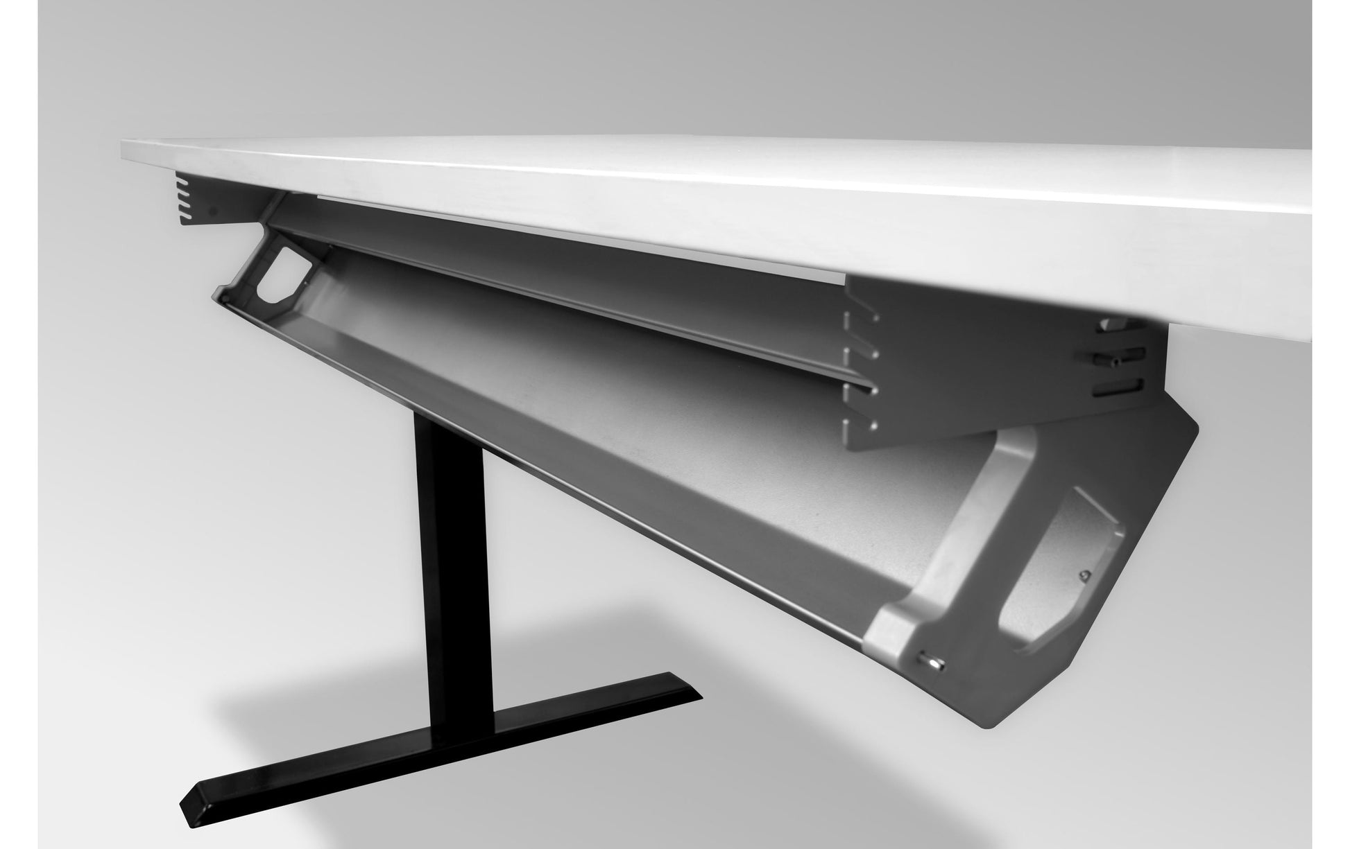 Actiforce Kabelwanne – 1'264 × 0 × 162 mm, silber, Aluminium