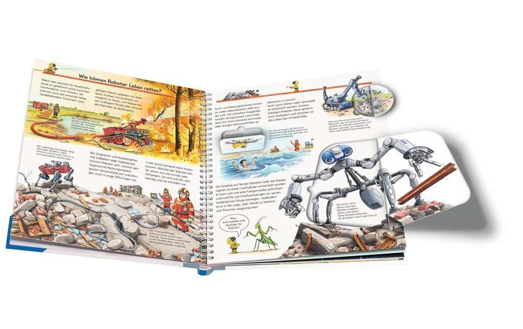 Ravensburger Buch – WWW47 Alles über Roboter, Hardcover, 16 Seiten, Deutsch, ab 4 Jahren