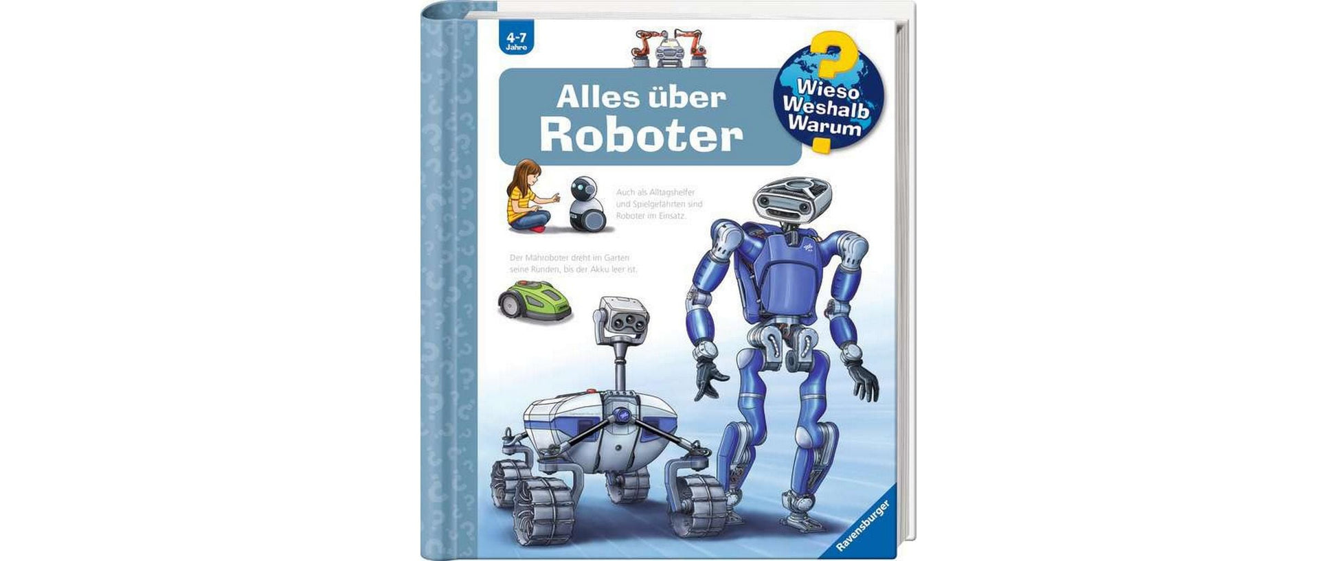 Ravensburger Buch – WWW47 Alles über Roboter, Hardcover, 16 Seiten, Deutsch, ab 4 Jahren
