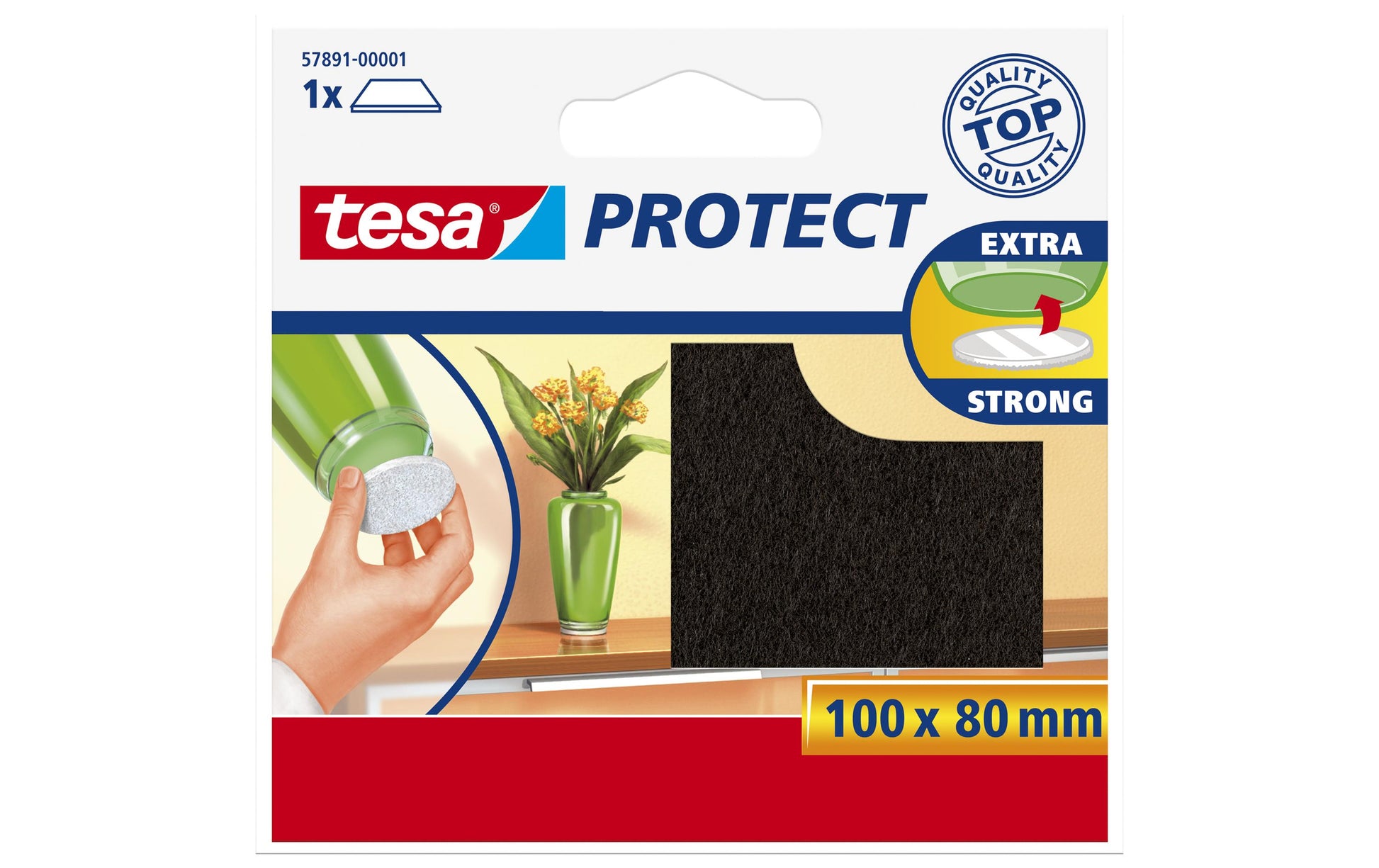 TESA Filzgleiter für Möbel – Filz