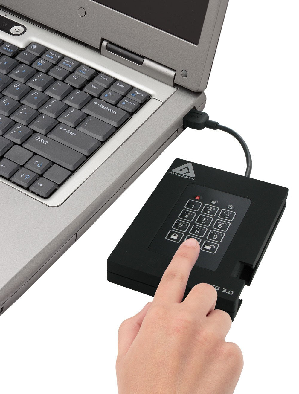 Apricorn Aegis Fortress 256 GB SSD – USB 3,2 Gen 1