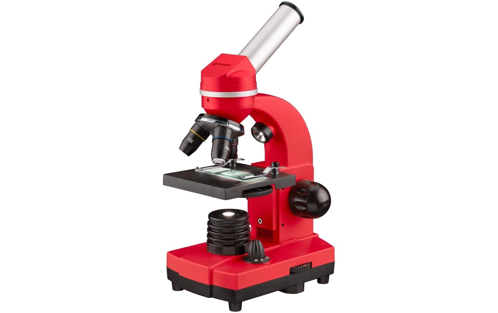 Bresser Optics Mikroskop-Bausatz – Junior Biolux, 1600×, LED-Beleuchtung, ab 8 Jahren
