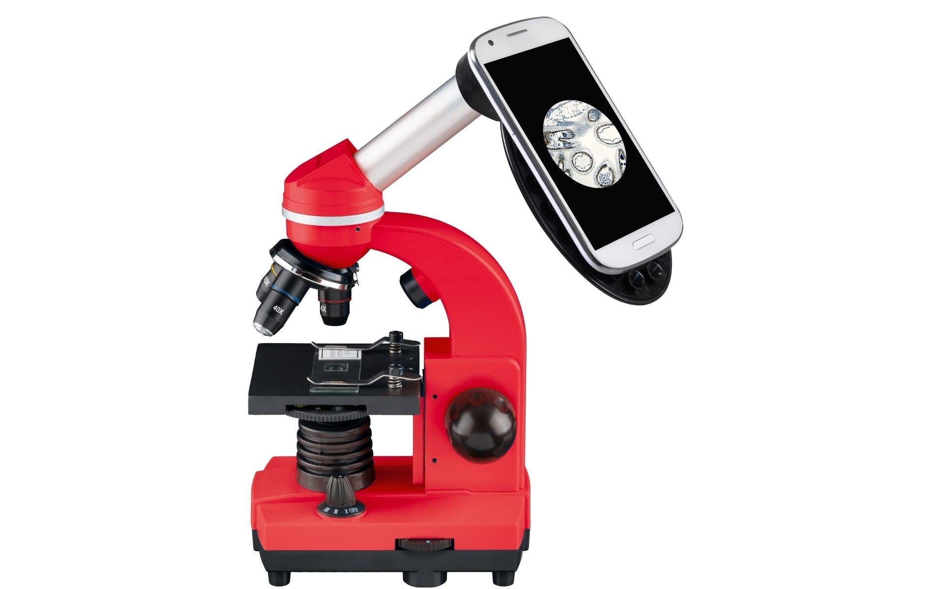 Bresser Optics Mikroskop-Bausatz – Junior Biolux, 1600×, LED-Beleuchtung, ab 8 Jahren