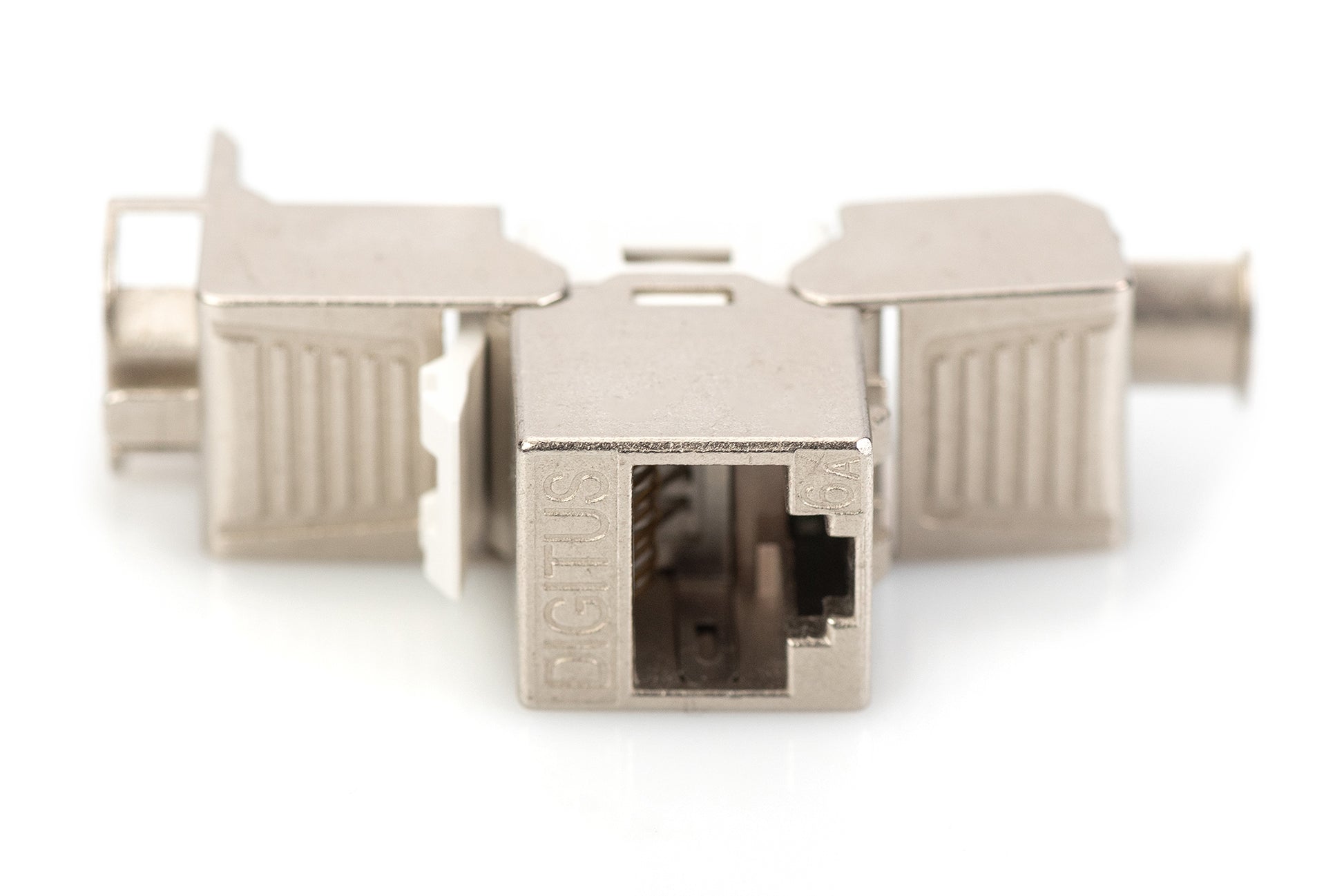 Digitus Keystone-Modul Cat 6A – geschirmt, werkzeugfrei, silber
