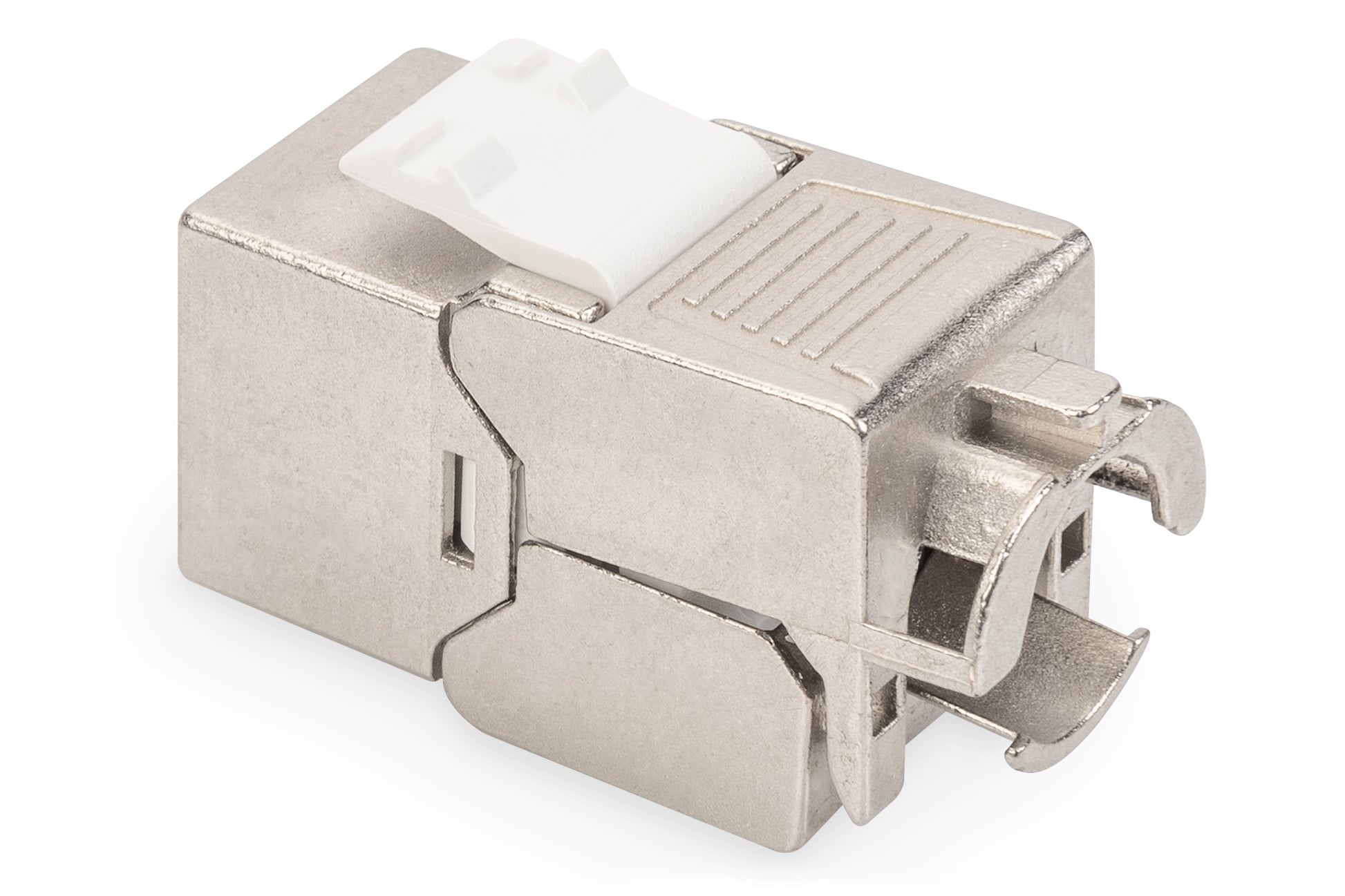 Digitus Keystone-Modul Cat 6A – geschirmt, werkzeugfrei, silber