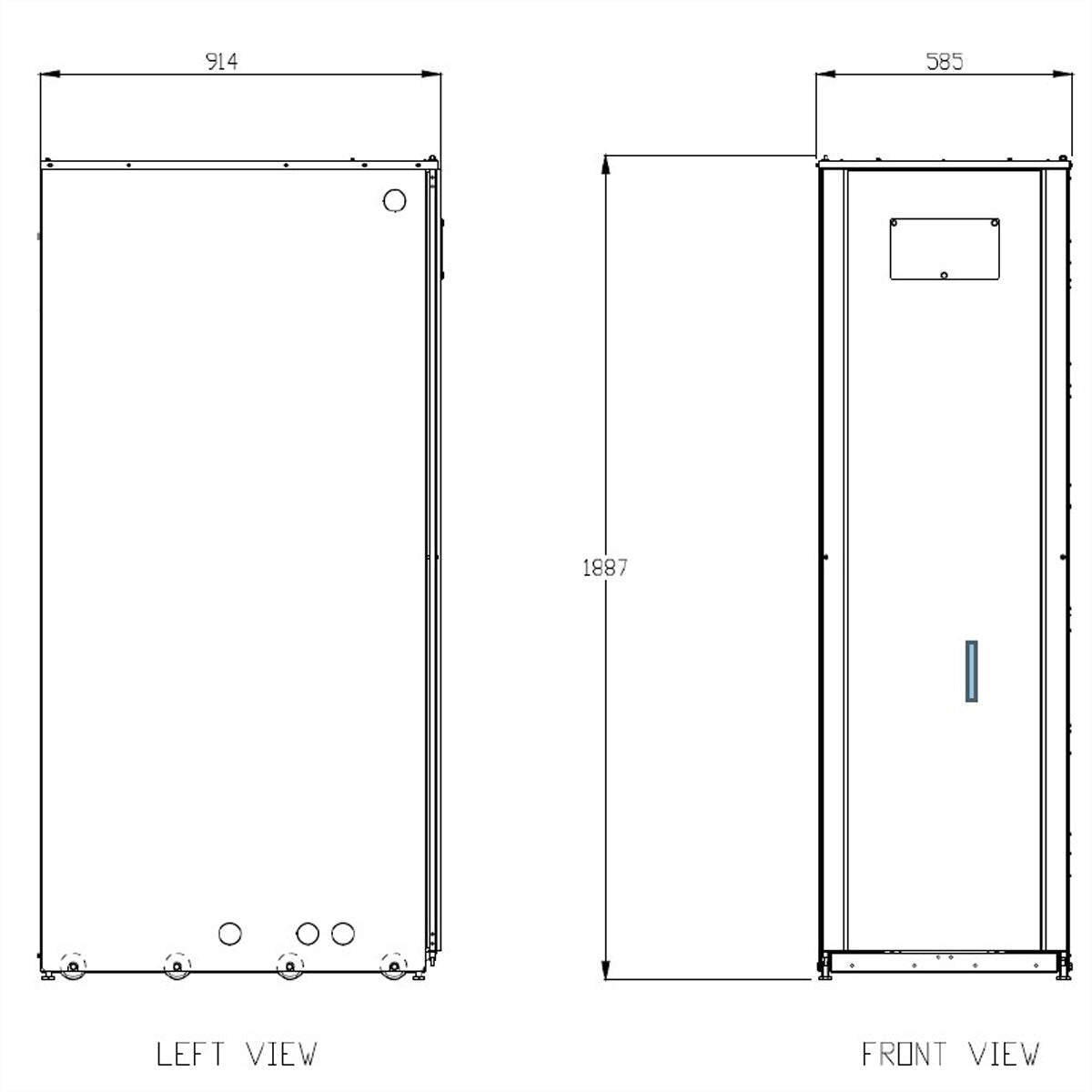 Eaton Batterie-Erweiterungseinheit 36×12 V/9 Ah – Blei-Säure – für 93PS (8–20 kW, Small Frame)