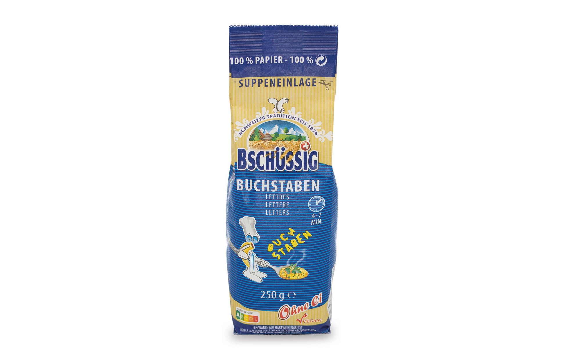 BSCHÜSSIG Buchstaben – vegan – 500 g