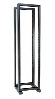 Conteg Profilrahmen – 19" – 42U – 559 × 600 × 2005 mm – 400 kg – für 19"-Einbaugeräte – Grundelement – schwarz