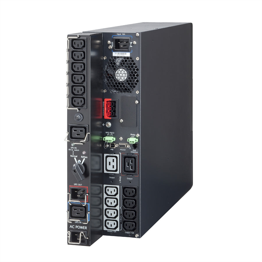 Eaton 9PX2200IRTBP USV 2,2 kVA/2200 W Online – Rack/Tower 3U – C13×8, C19×2, Eingang IEC C20 – schwarz
