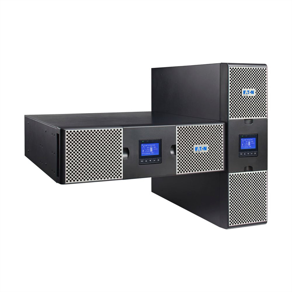 Eaton 9PX 3000i RT3U – USV Online (Doppelwandler), 3 kVA/3000 W, Rack 3U, 10× IEC (C13/C19), VRLA, LCD