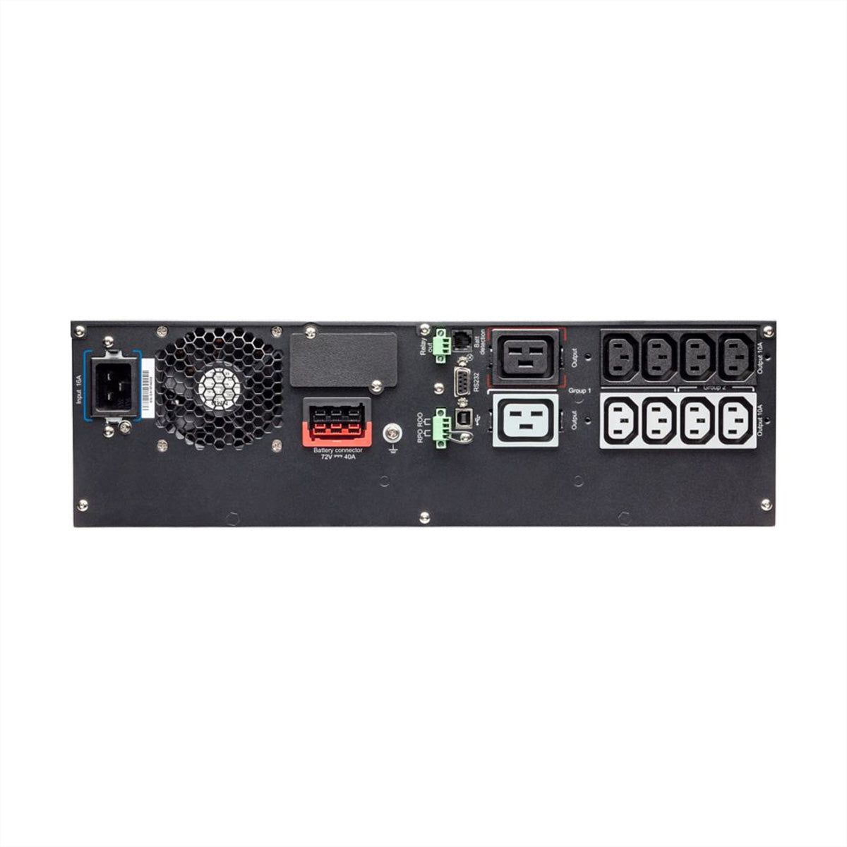 Eaton 9PX 3000i RT3U – USV Online (Doppelwandler), 3 kVA/3000 W, Rack 3U, 10× IEC (C13/C19), VRLA, LCD