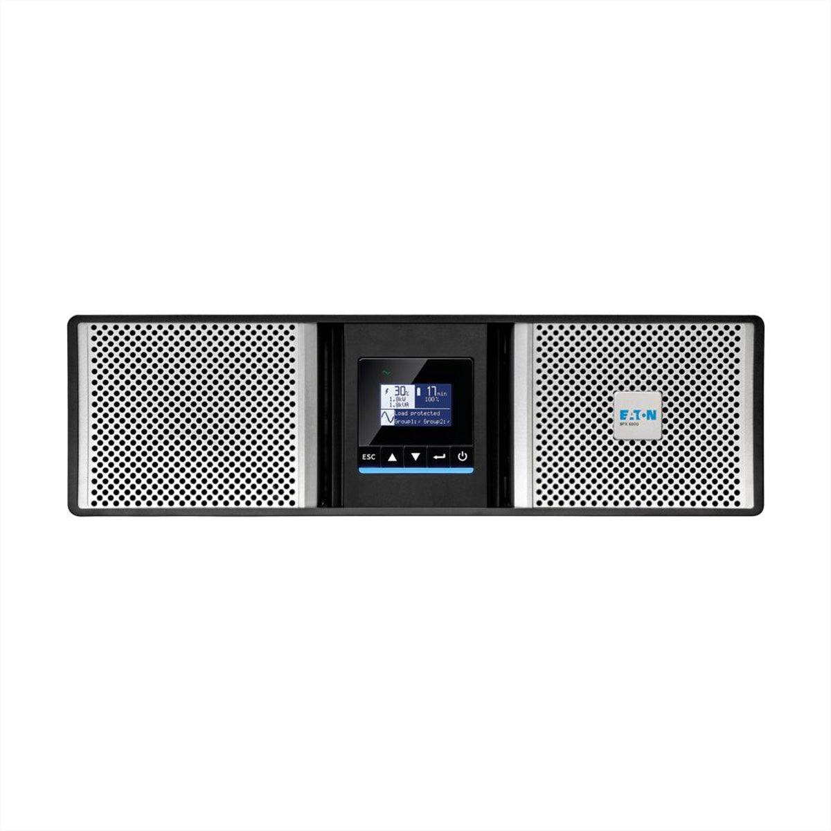 Eaton 9PX 5000i RT3U – USV Online (Doppelwandler), 5,0 kVA/5000 W, 1-phasig, 6× IEC C13 + 6× IEC C39, 230 V