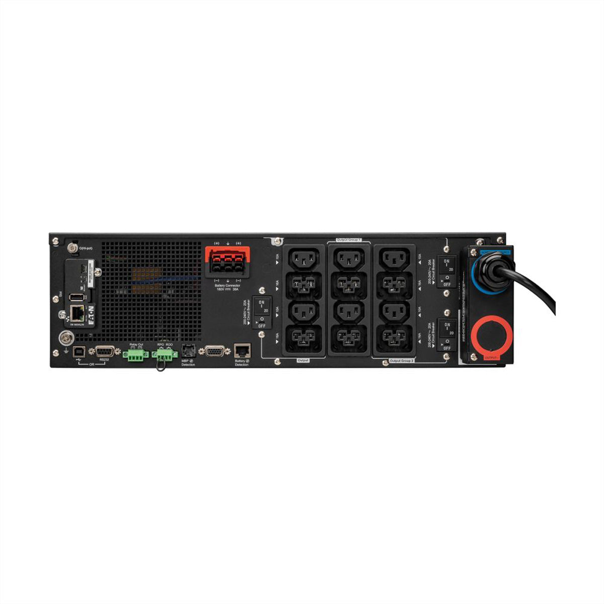 Eaton 9PX 5000i RT3U – USV Online (Doppelwandler), 5,0 kVA/5000 W, 1-phasig, 6× IEC C13 + 6× IEC C39, 230 V