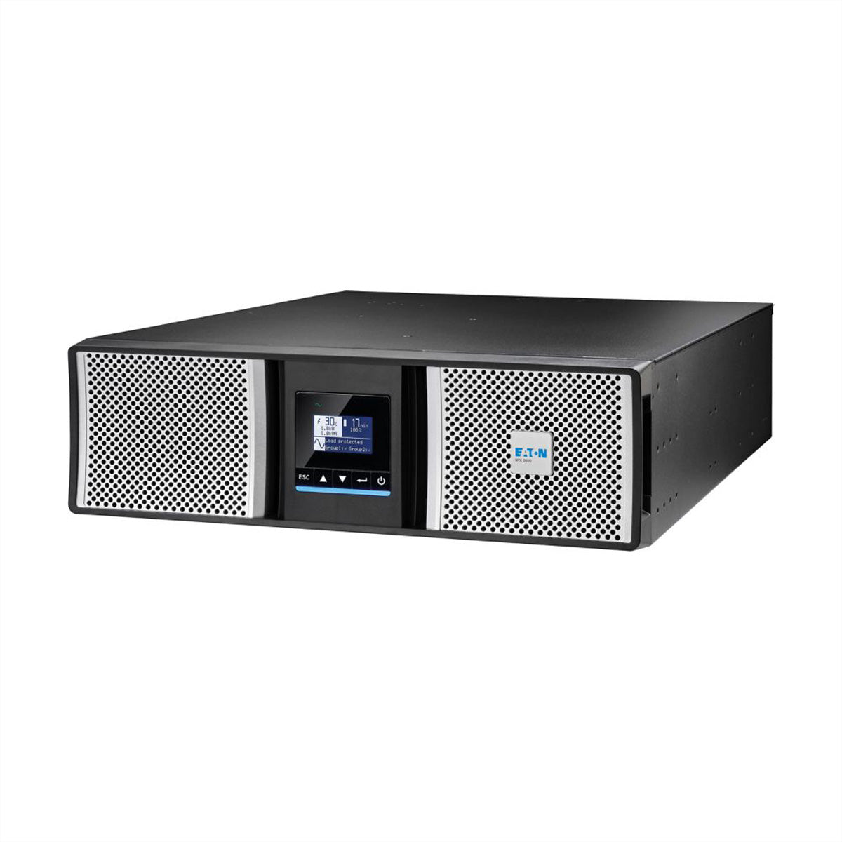Eaton 9PX 5000i RT3U – USV Online (Doppelwandler), 5,0 kVA/5000 W, 1-phasig, 6× IEC C13 + 6× IEC C39, 230 V