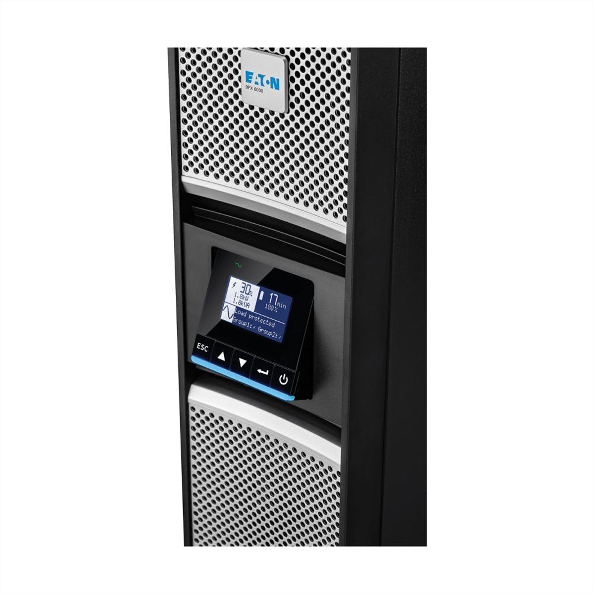 Eaton 9PX 5000i RT3U – USV Online (Doppelwandler), 5,0 kVA/5000 W, 1-phasig, 6× IEC C13 + 6× IEC C39, 230 V