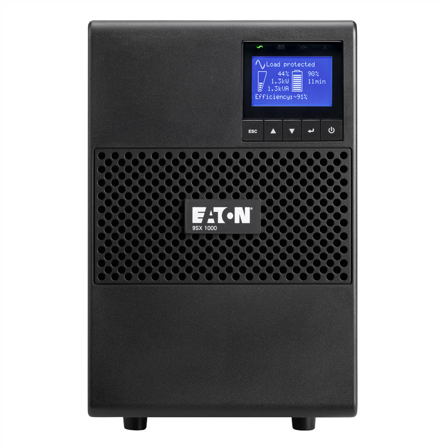 Eaton 9SX 1000i USV 1 kVA/900 W Online – Tower – C13×6, Eingang IEC C14
