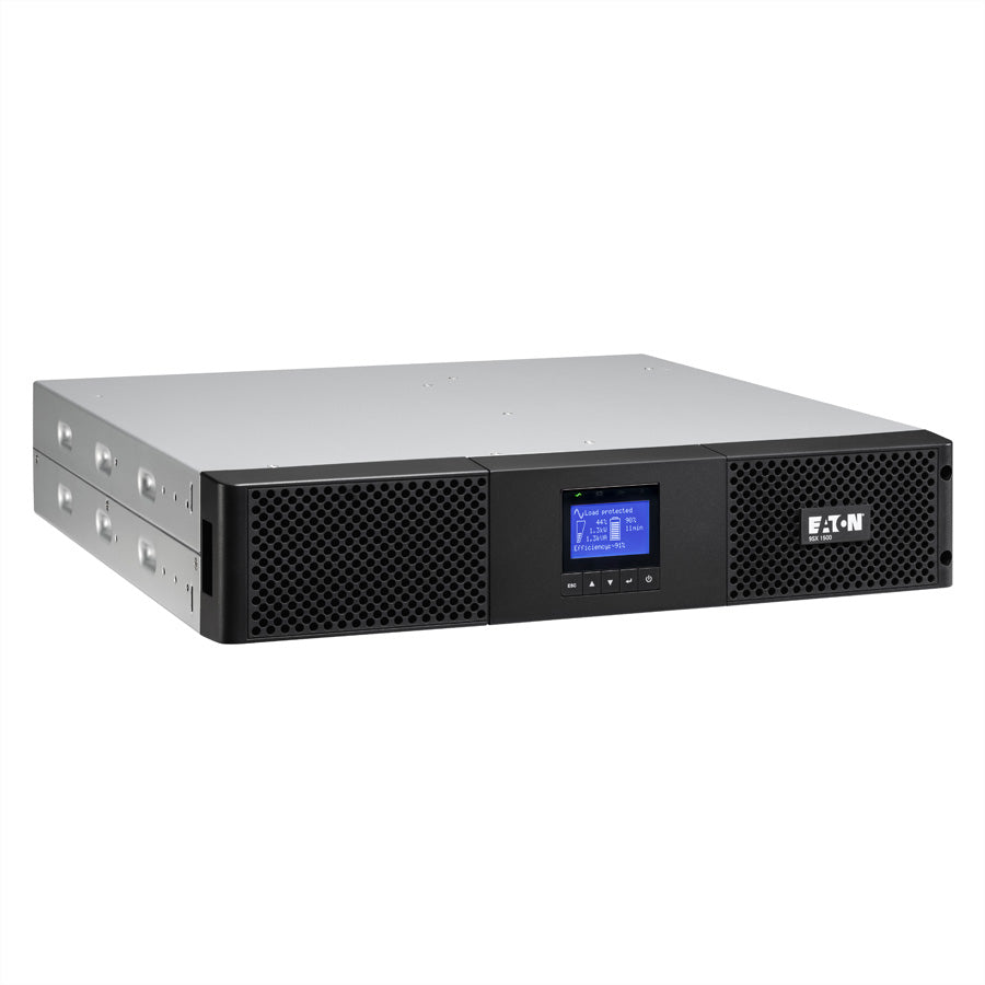 Eaton 9SX 1500i Rack2U (9SX1500IR) – USV Online (Doppelwandler), 1,5 kVA/1350 W, Rack 2U, 7× IEC (C13/C14)