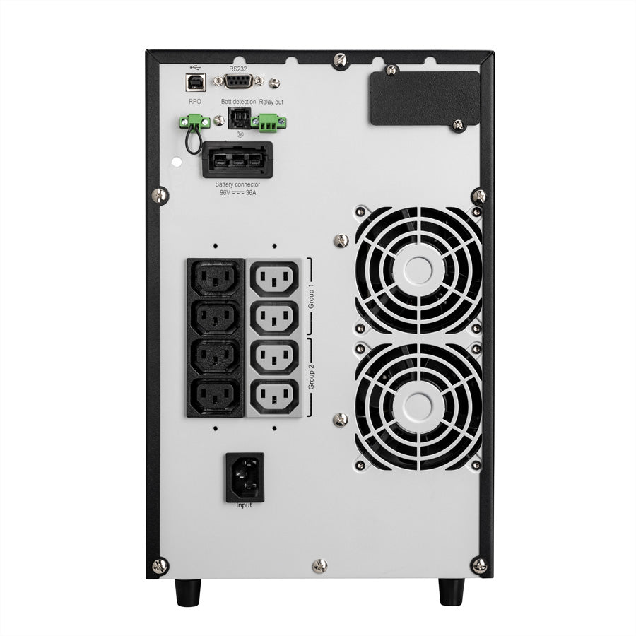 Eaton 9SX 2000i USV 2 kVA/1800 W Online, Reiner Sinus – Tower – C13×8, Eingang IEC C14