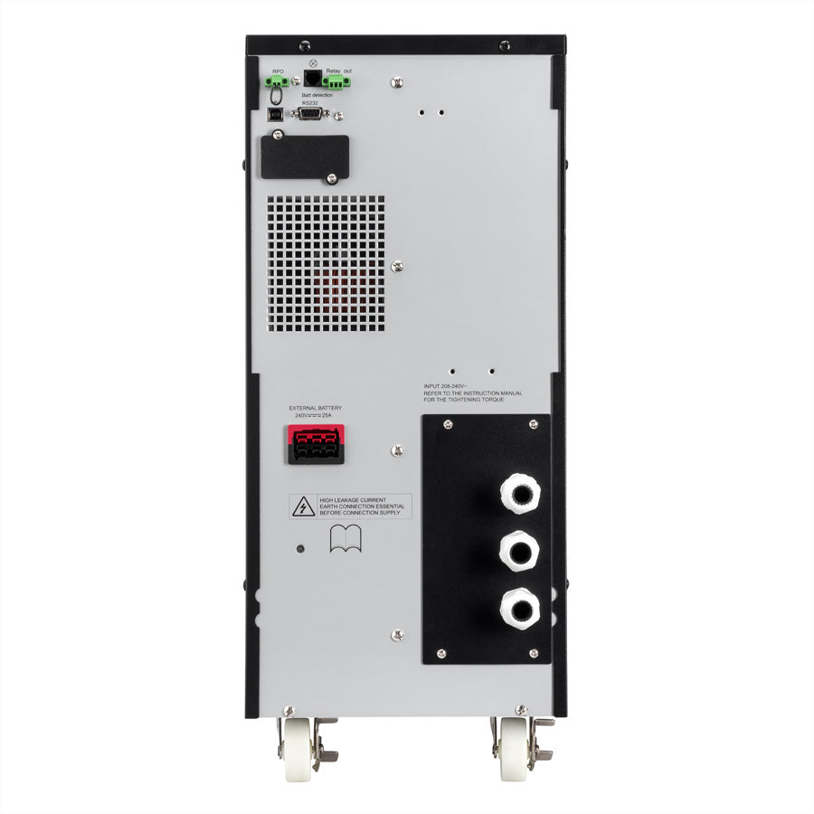 Eaton 9SX 6000i (9SX6KI) USV 6 kVA/5400 W Online – Tower – Eingang festverdrahtet, Schwarz