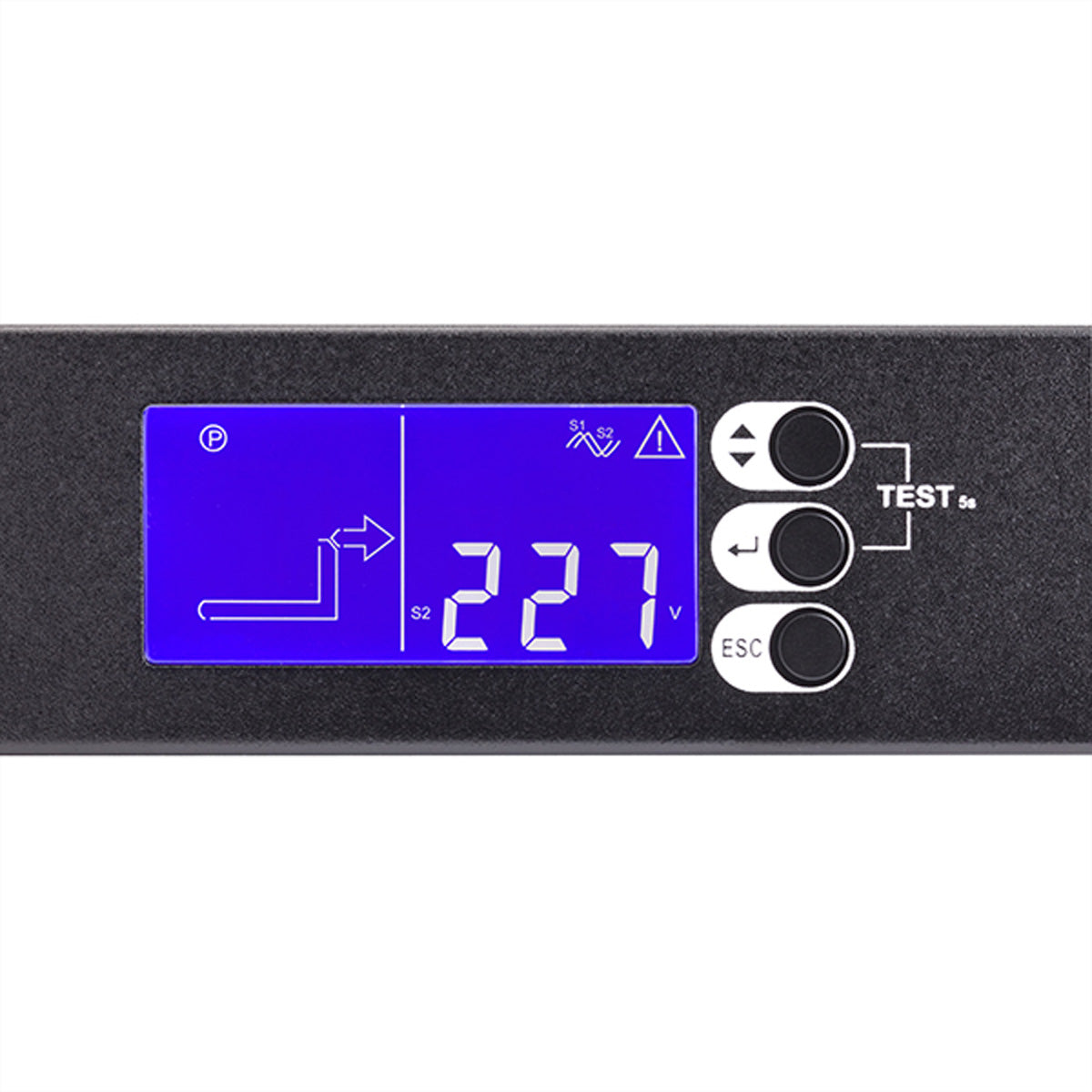 Eaton Rack ATS – 230V, 16A, 2× C20 IN, 8× C13 + 1× C19 OUT, 1U – Schwarz – EATS16