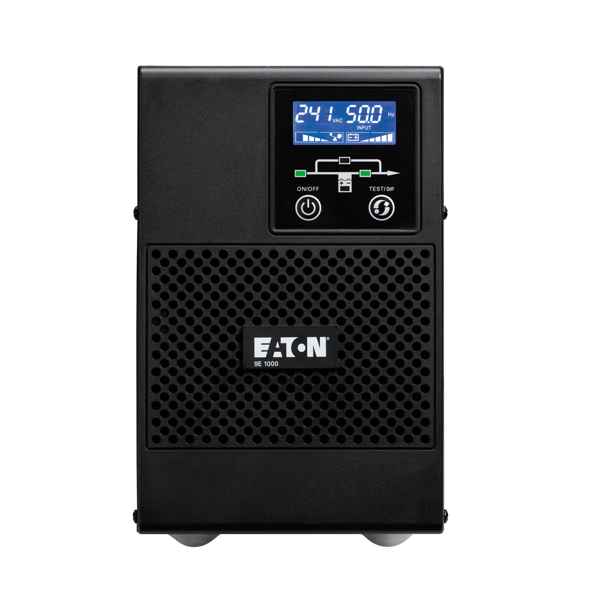 Eaton 9E 1000i USV 1 kVA/800 W Online – Tower – C13×4, Eingang IEC C14 – schwarz