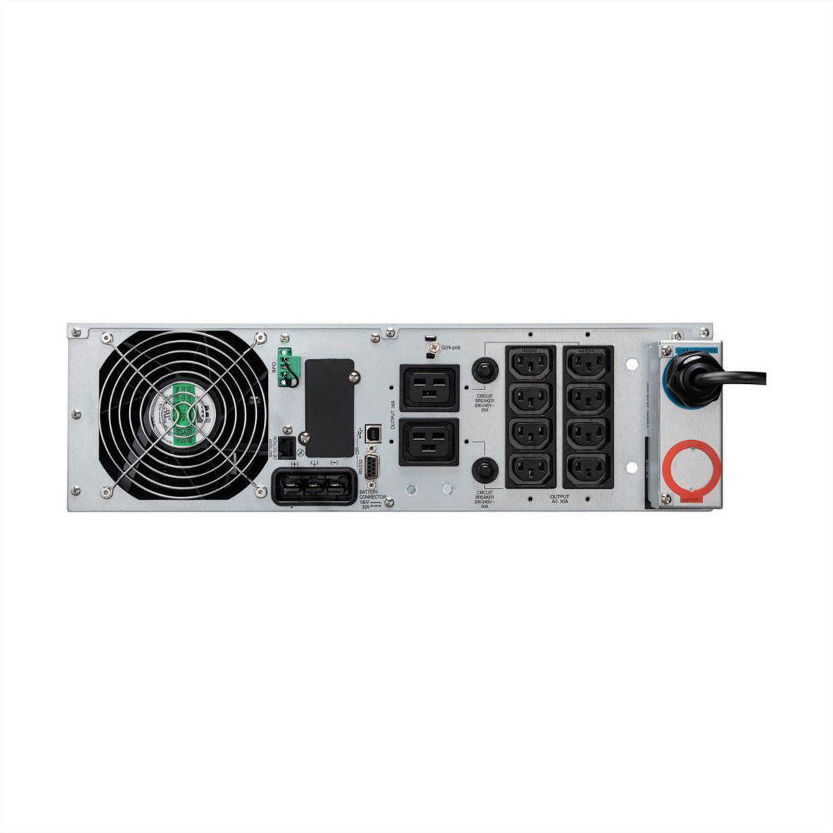 Eaton 9E 6000i – USV Online (Doppelwandler), 6 kVA/5400 W, Rack 3U, Einphasig, 8× IEC C13 + 2× IEC C19