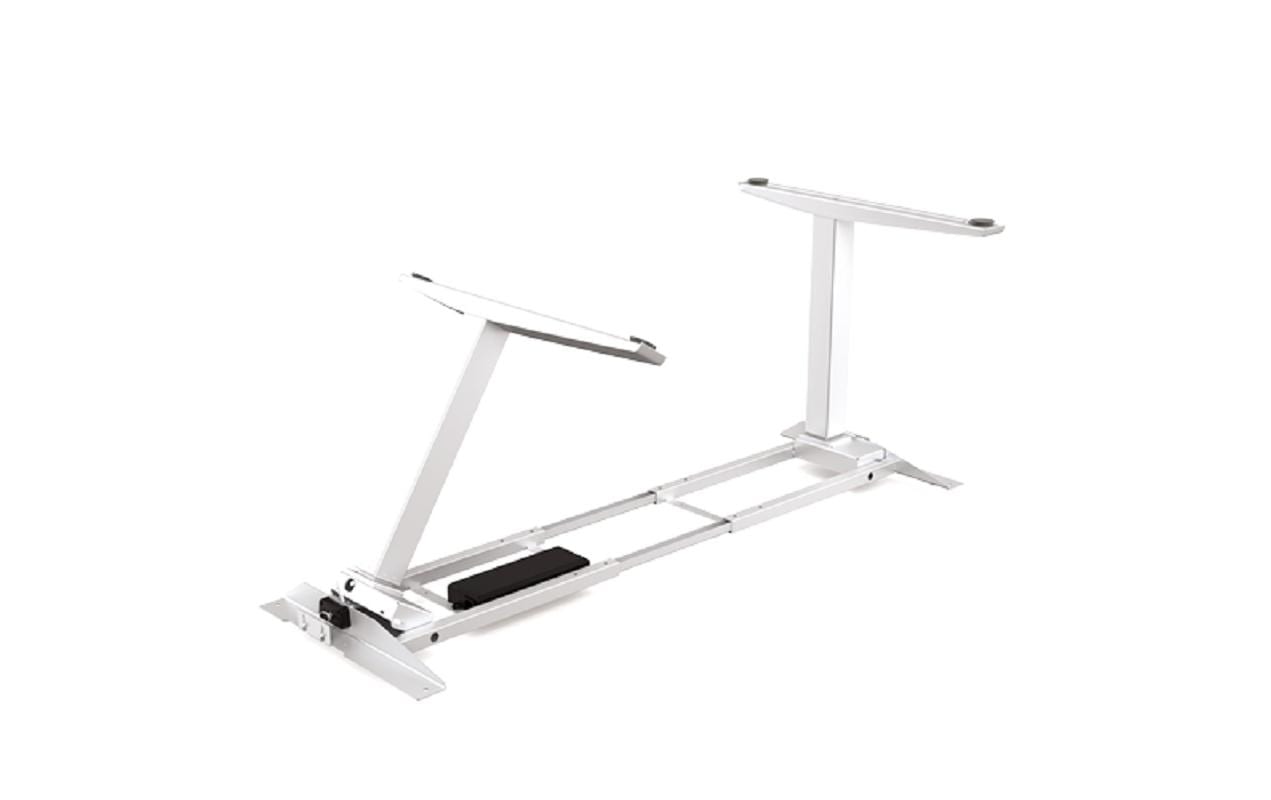 Fellowes Levado – Stehtisch – 64–126 cm – Silber – Höhenverstellbar