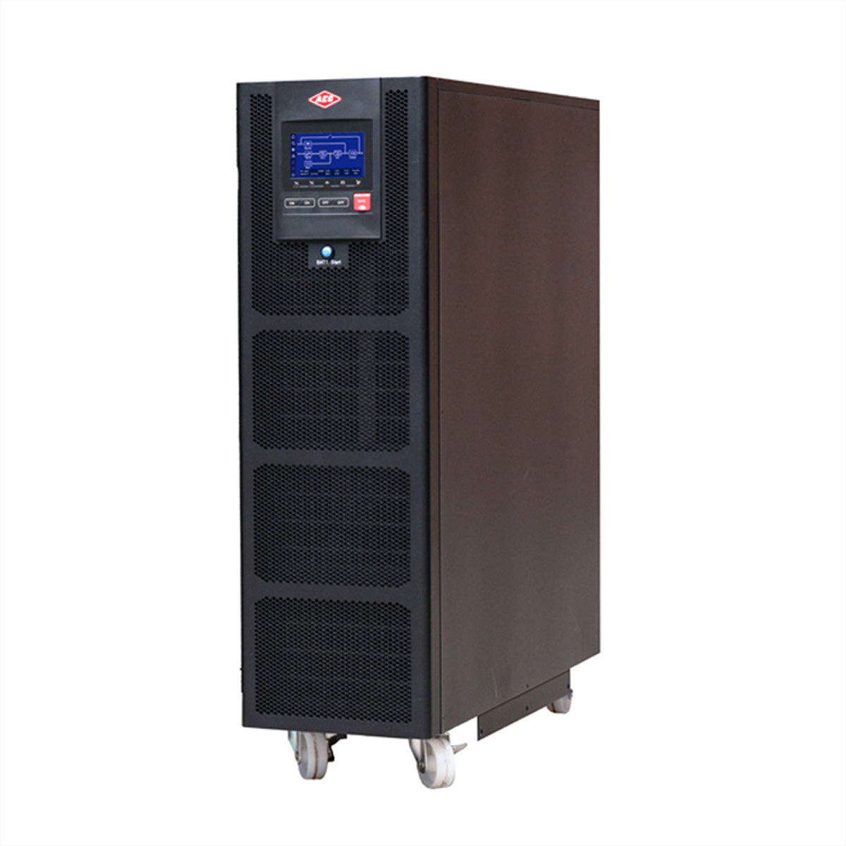 AEC Software AEC IST7 USV 10 kVA/10000 W Online – Tower – Eingang festverdrahtet, Interne Batterien 36×9 Ah, Stützzeit 8 Min