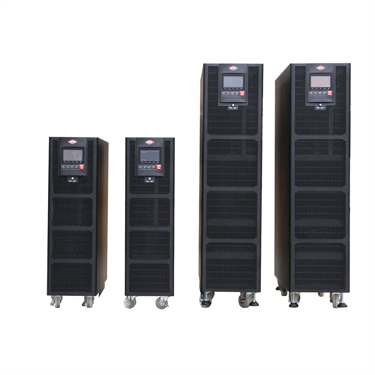 AEC Software AEC IST7 – USV Online (Doppelwandler), 20 kVA/20000 W, Tower, VRLA, Touchscreen, Rollen