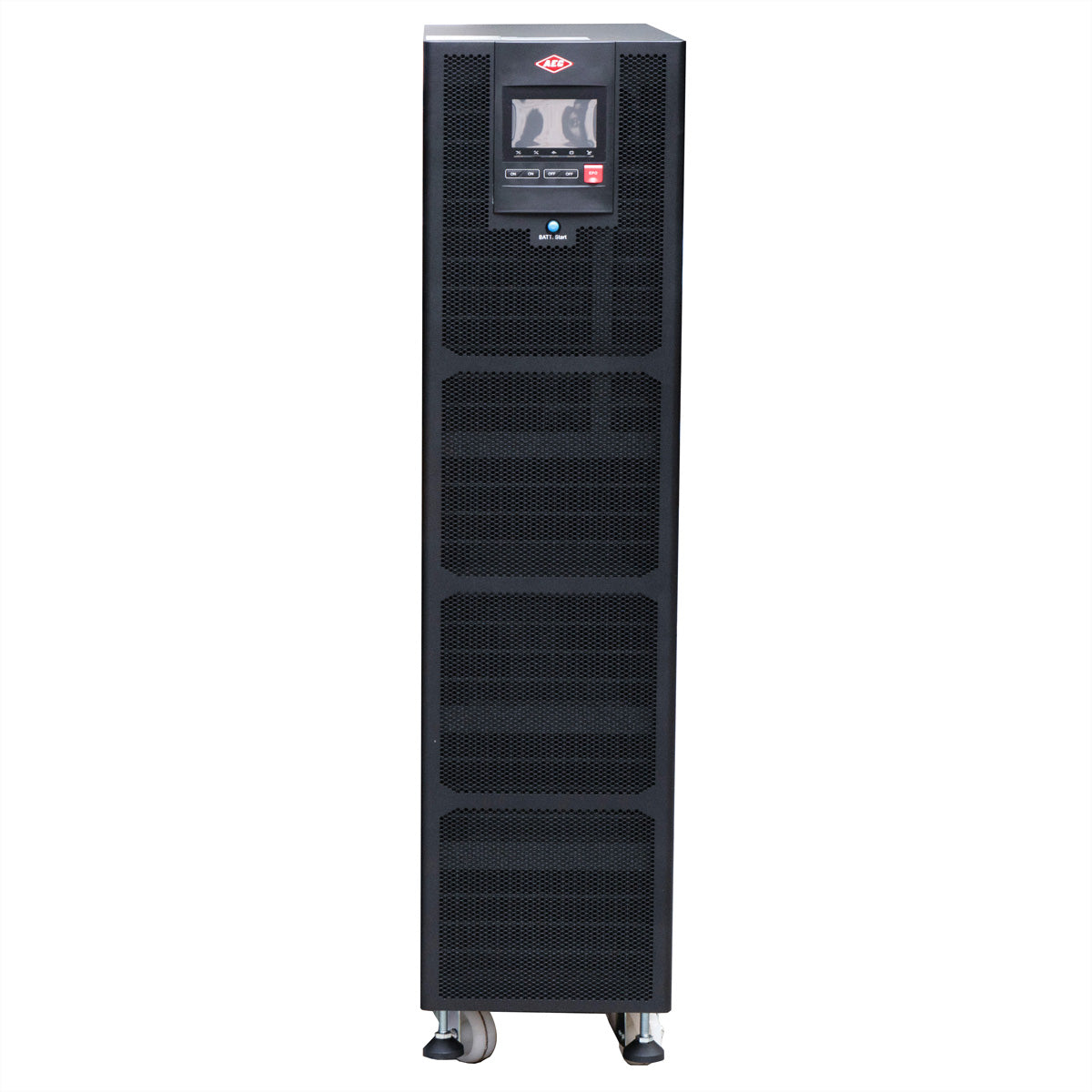 AEC Software AEC IST7 – USV Online (Doppelwandler), 30 kVA/30000 W, Tower, VRLA, Touchscreen, Räder