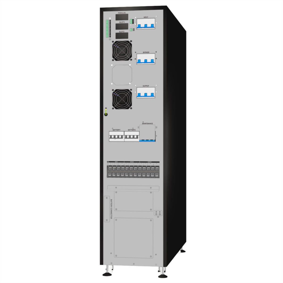 AEC Software AEC IST7 USV 30 kVA/30000 W Online – Tower, festverdrahtet – interne Batterien 144× 9 Ah, 6 Min Stützzeit