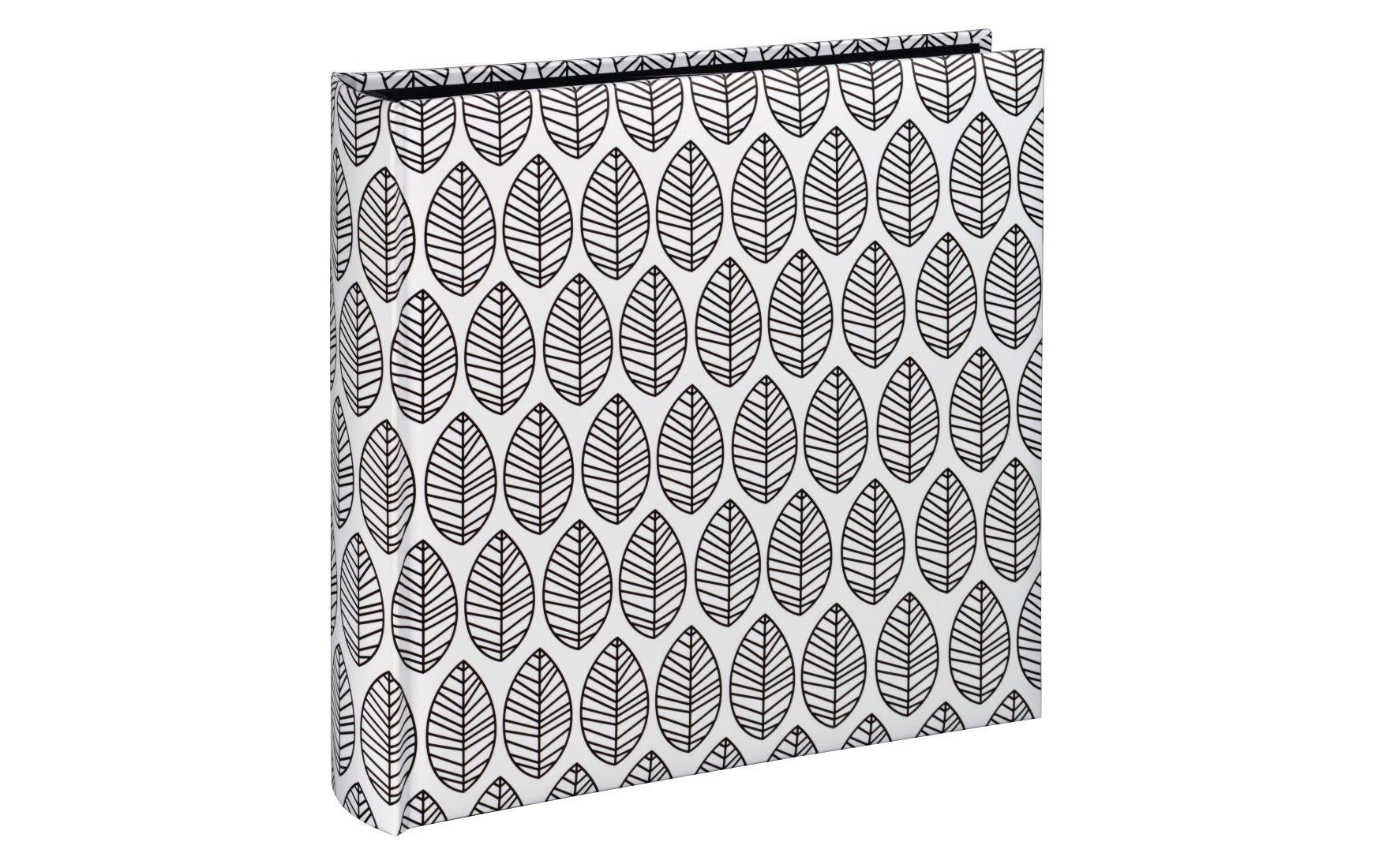 Hama Fotobuch, gebunden, 100 Seiten, schwarz, 30 × 30 cm, Karton