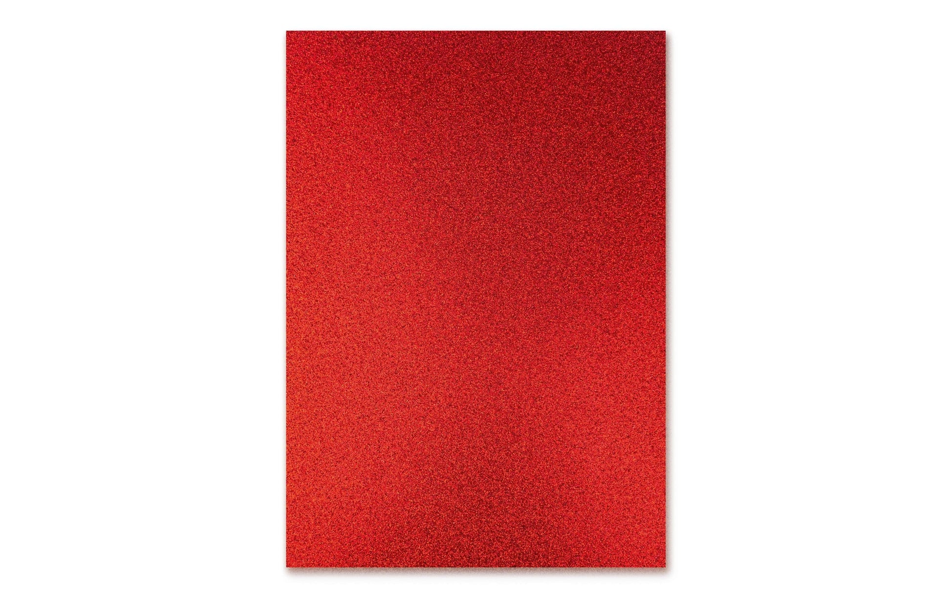 Ursus Fotokarton, Glitzer, Rot, A4, 300 g/m², 10 Bogen