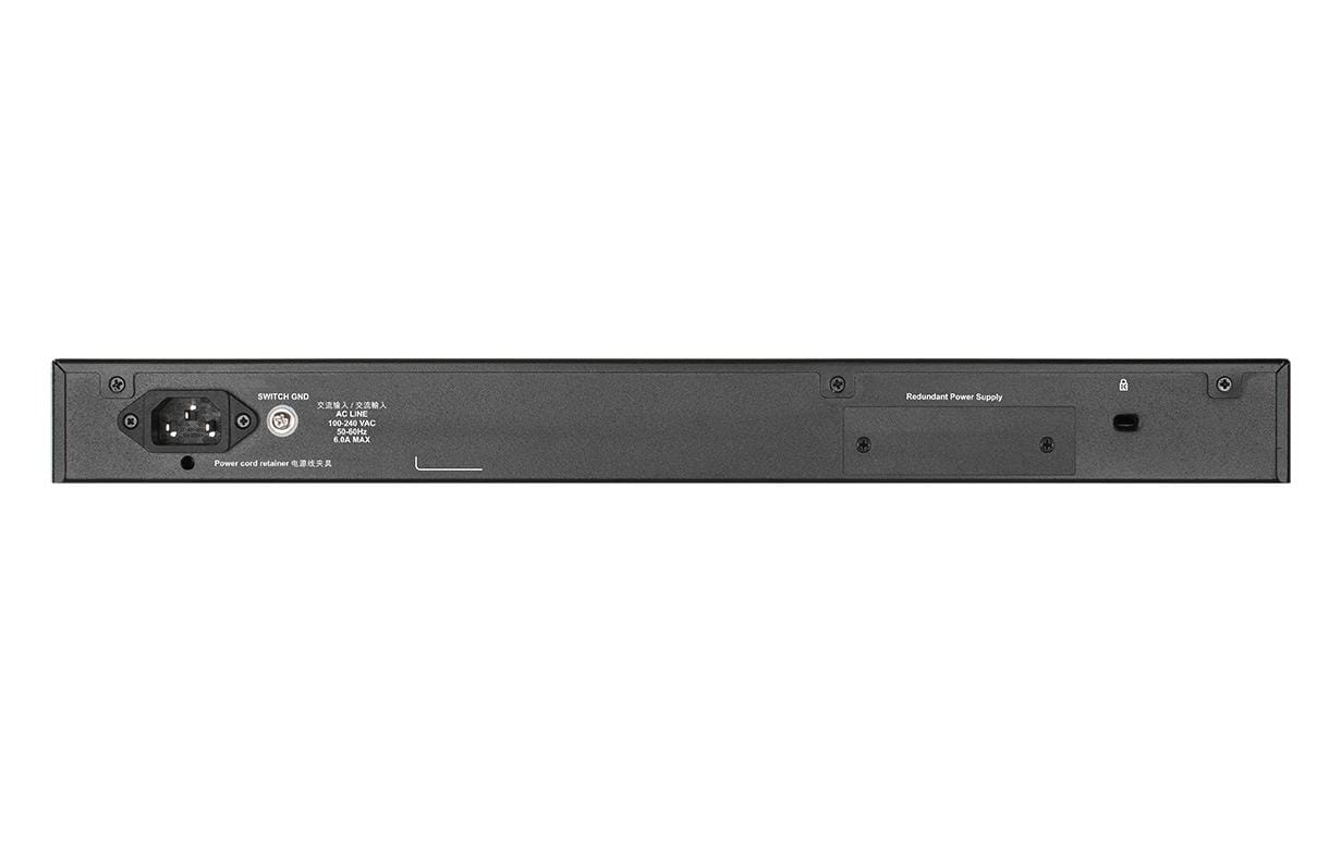 D-Link DGS-1520-52MP – Managed L3 Switch – 44× 1G, 4× 2,5G, 2× 10G, 2× SFP+, PoE+, PoE-Budget 370 W, 19", 1U