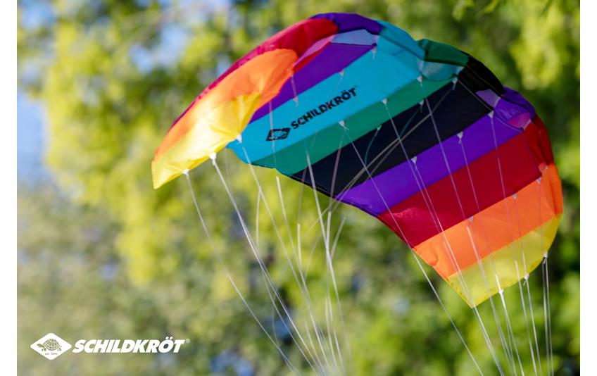 Schildkröt Funsports Dual Line Sport 1.3 Lenkdrache – 2 Leinen – 125 × 55 cm – ab 8 Jahren – Polyester, mehrfarbig