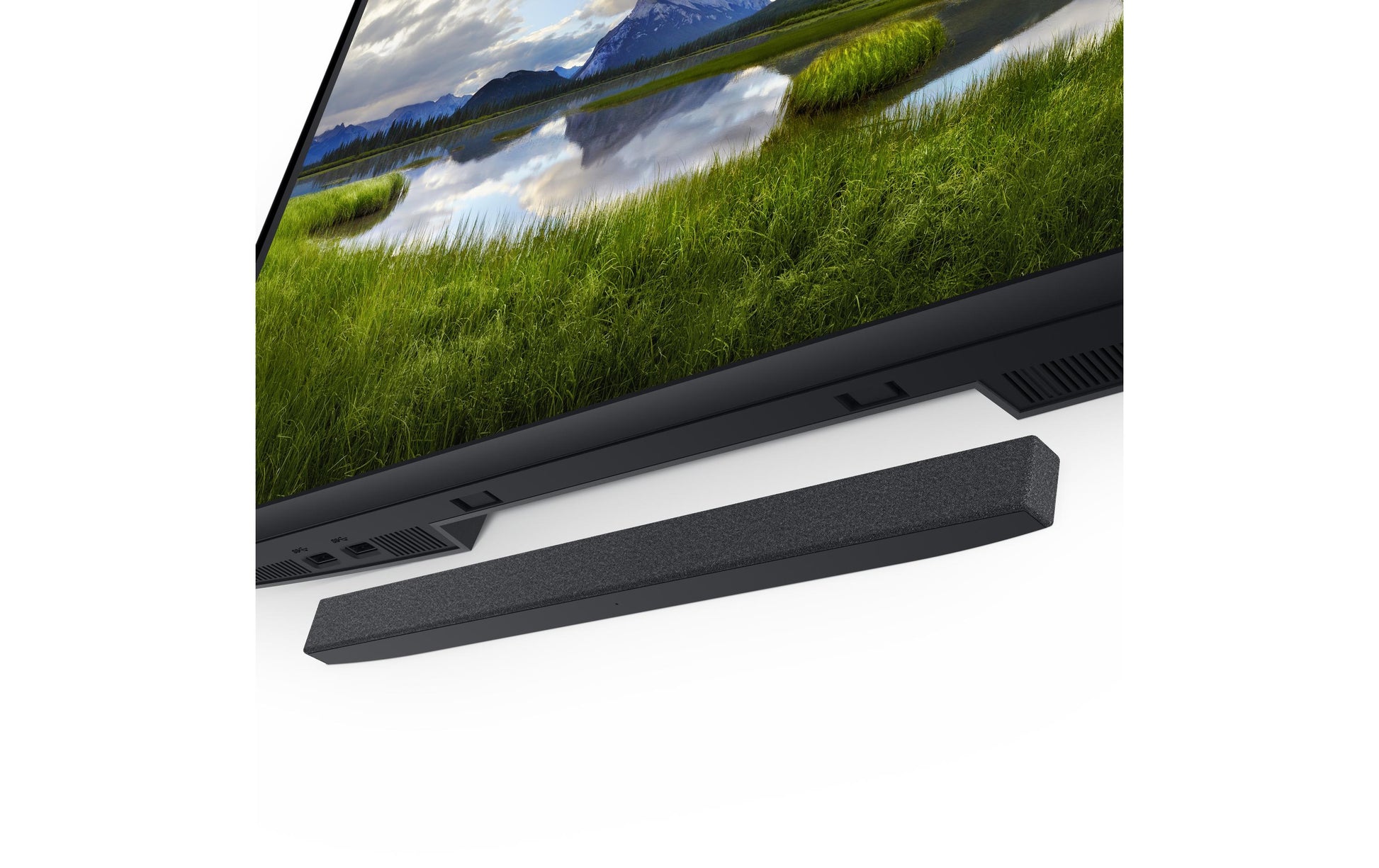 Dell SB521A – Monitor-Soundbar – USB, 3,6 W, für DELL UltraSharp U2421E und P2721Q u. a., Schwarz