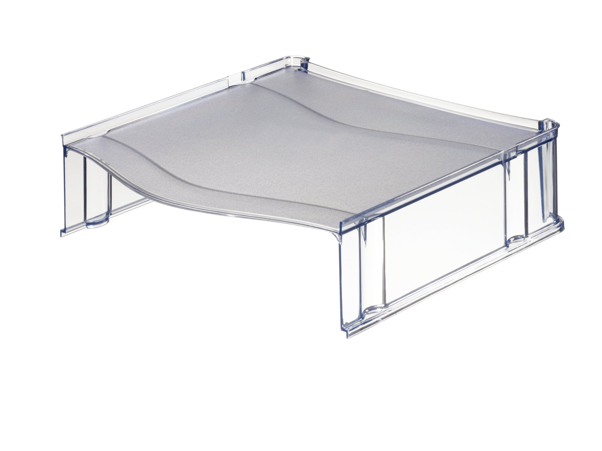 Leitz Plus – Distanzelement für Leitz/My X-File/Europost, grau transparent, 254 × 70 × 265 mm