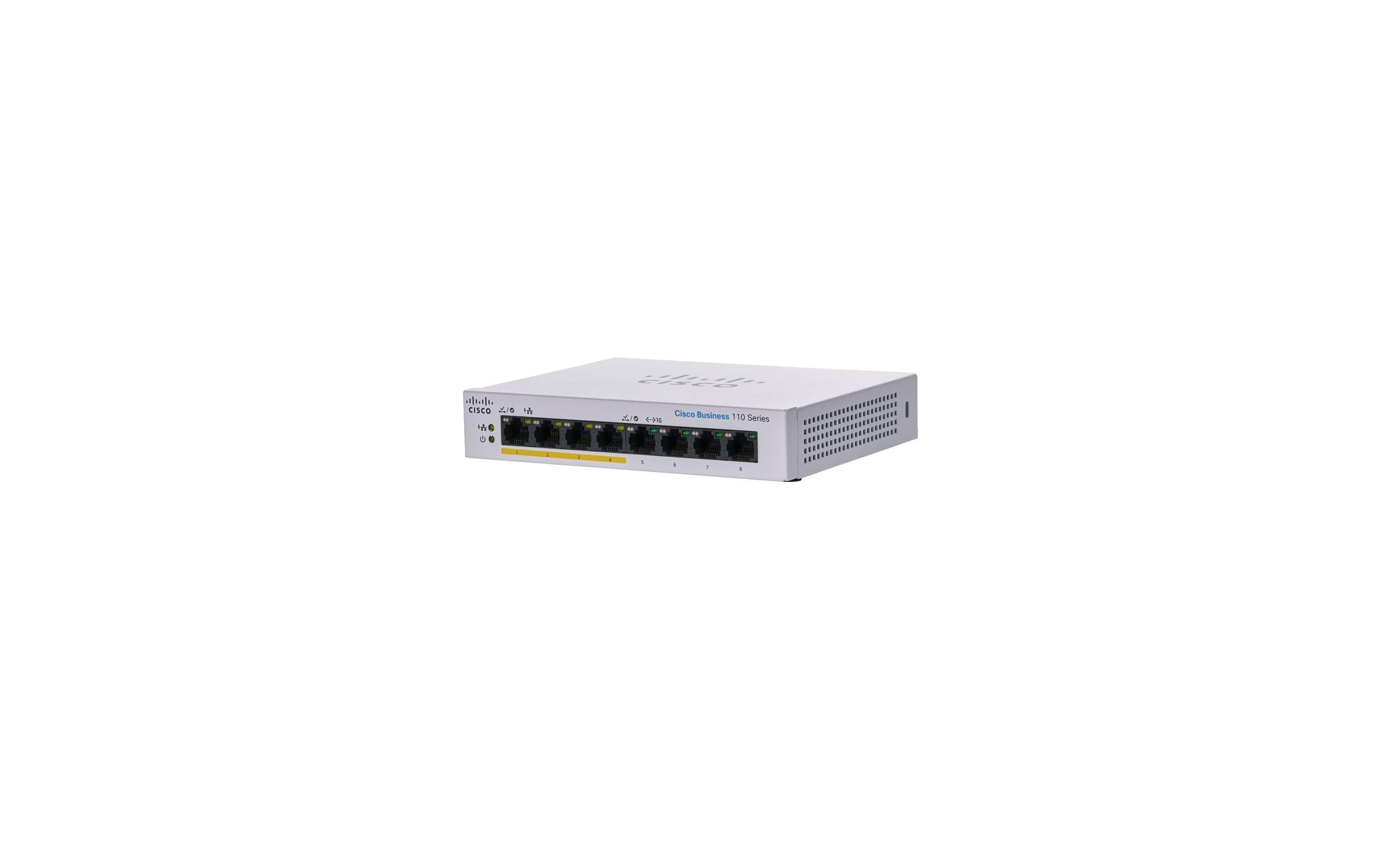 Cisco CBS110-8PP-D – Unmanaged Switch – 8×GbE, L2, PoE 32 W