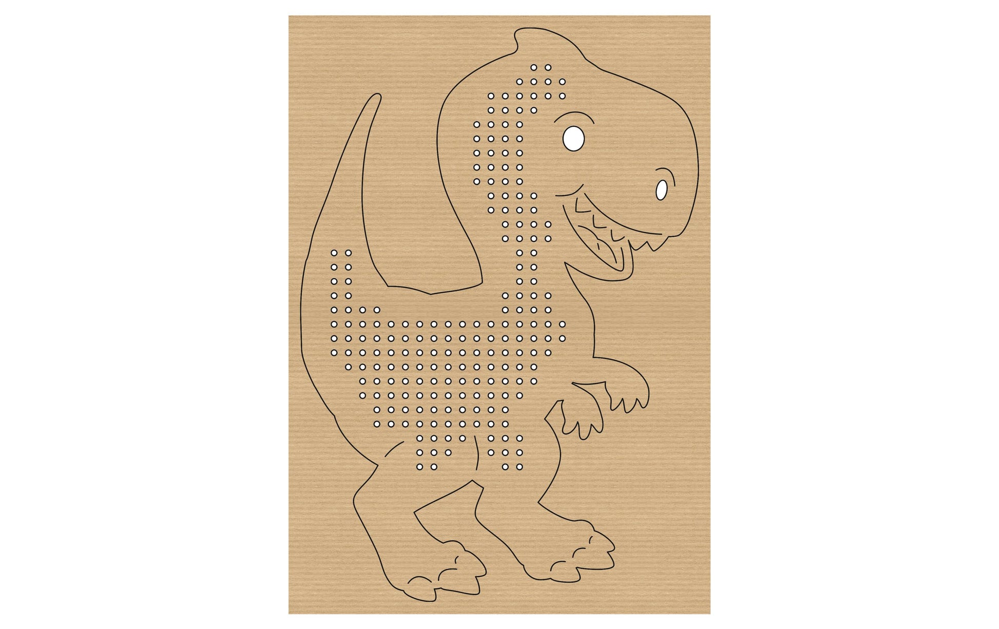 URSUS Stickset Kreuzstich – Tiere – 14,5 × 20 cm – 12 Motive – Karton, Braun