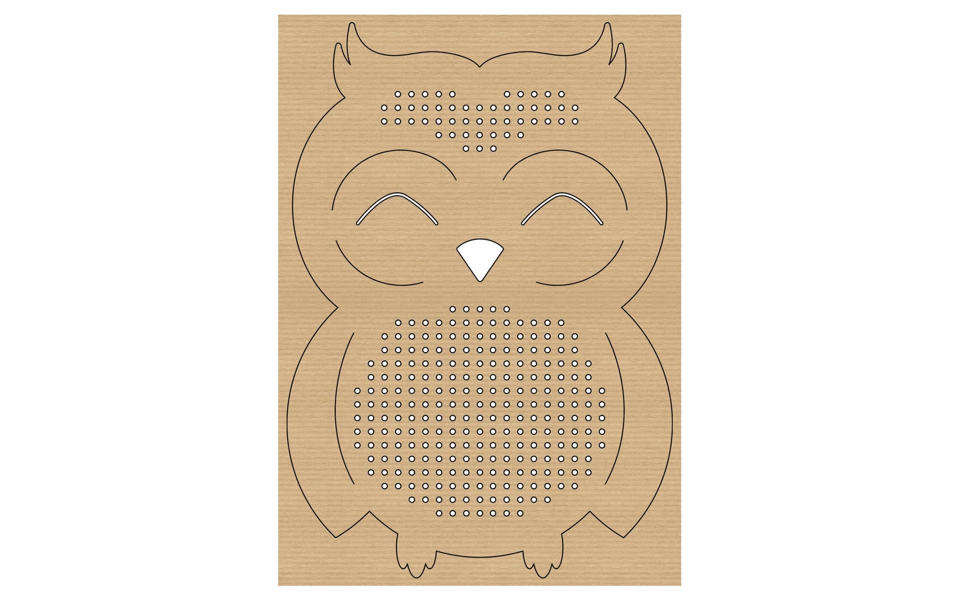 URSUS Stickset Kreuzstich – Tiere – 14,5 × 20 cm – 12 Motive – Karton, Braun