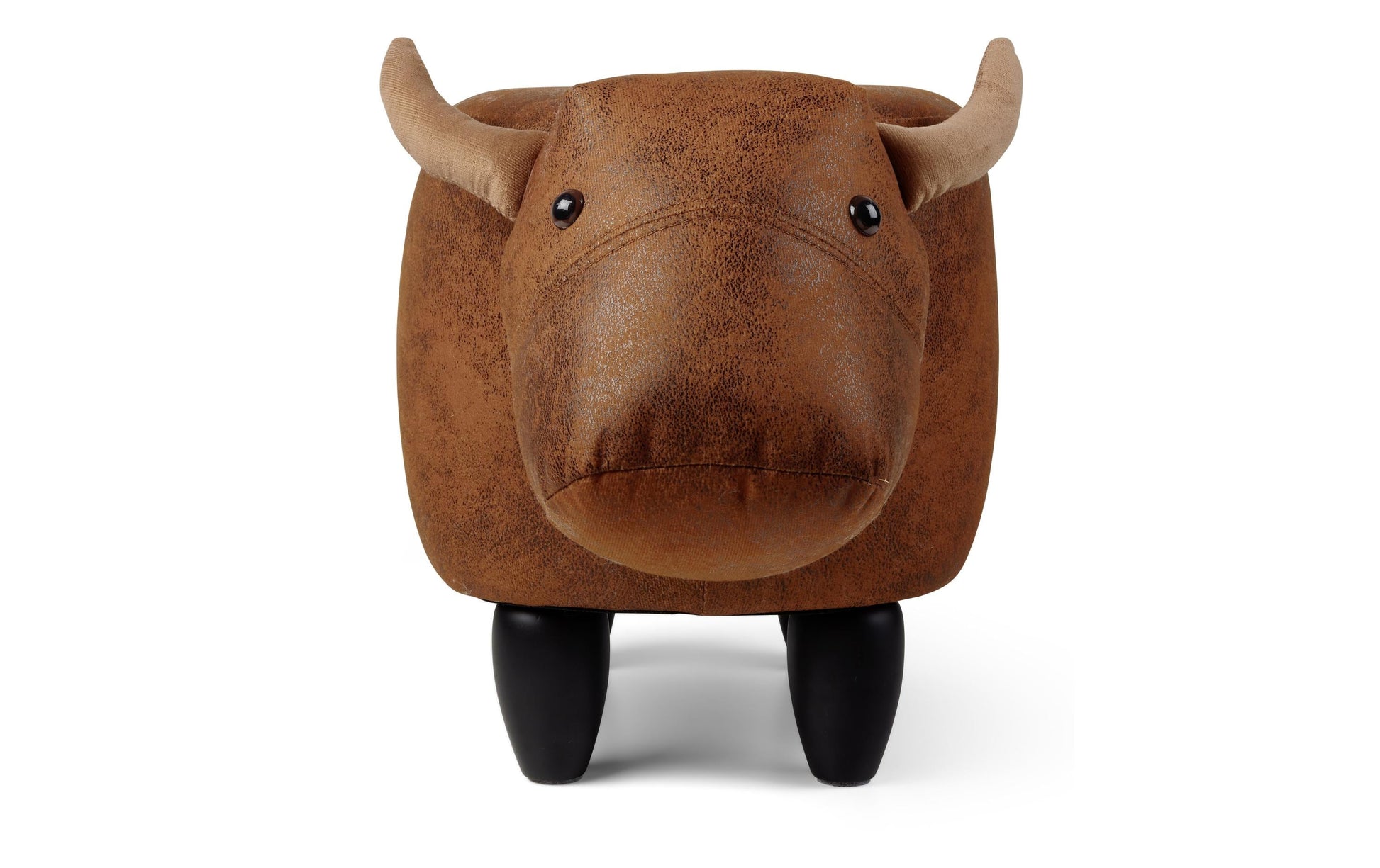 Zoosy Kuh Kinder-Bürostuhl – Stoff/Schaum – Braun, 37 cm