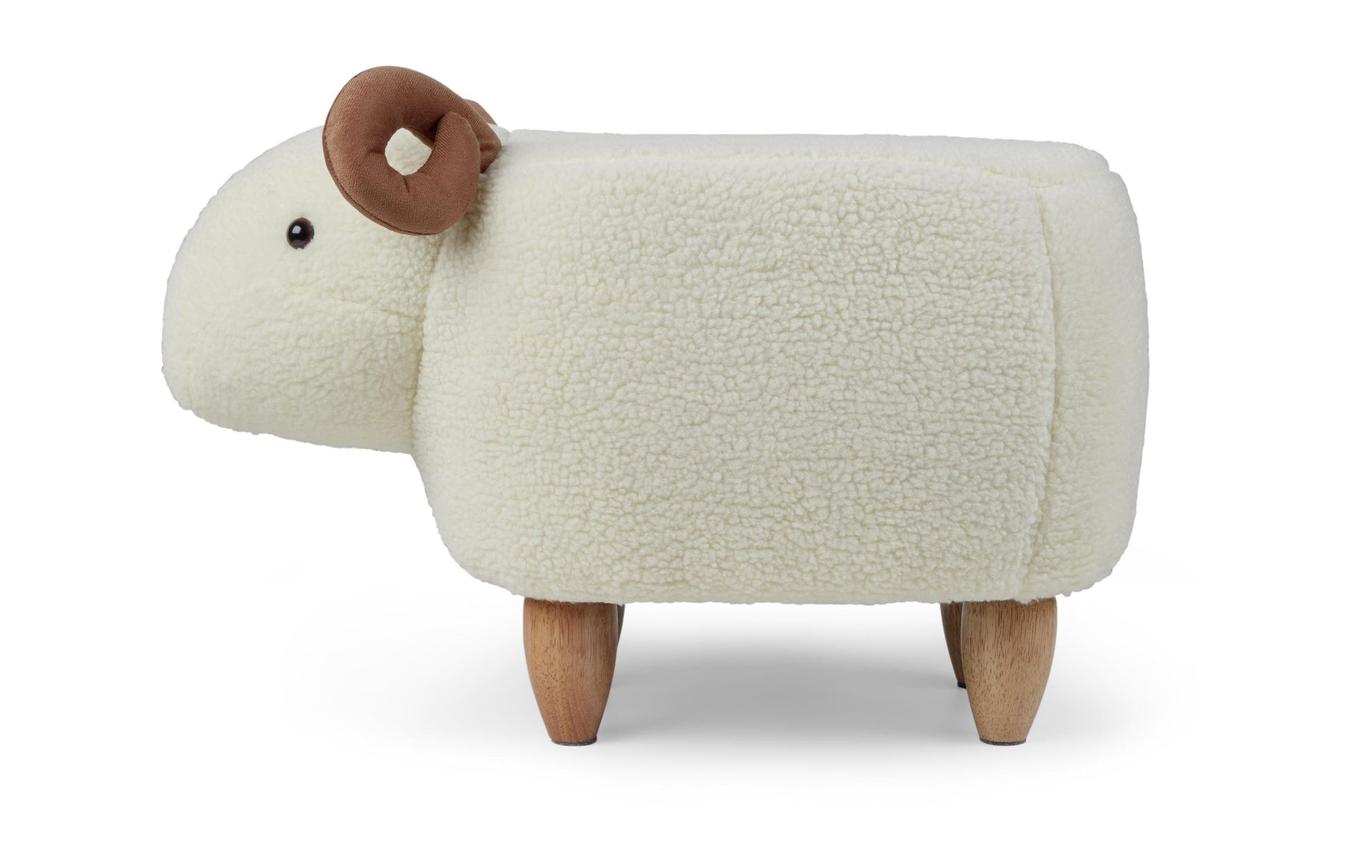 Zoosy Schaf Kinder-Bürostuhl – Schaumstoff/Textil – Weiss, Tiermotiv