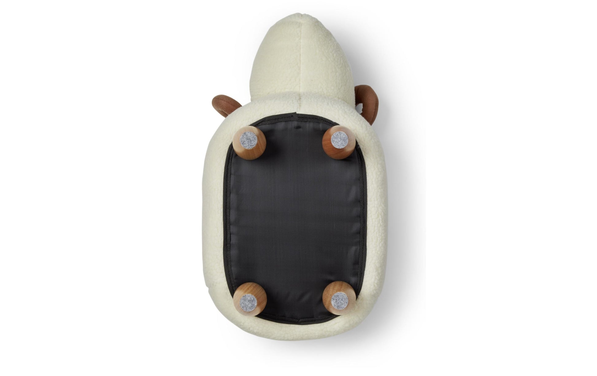 Zoosy Schaf Kinder-Bürostuhl – Schaumstoff/Textil – Weiss, Tiermotiv
