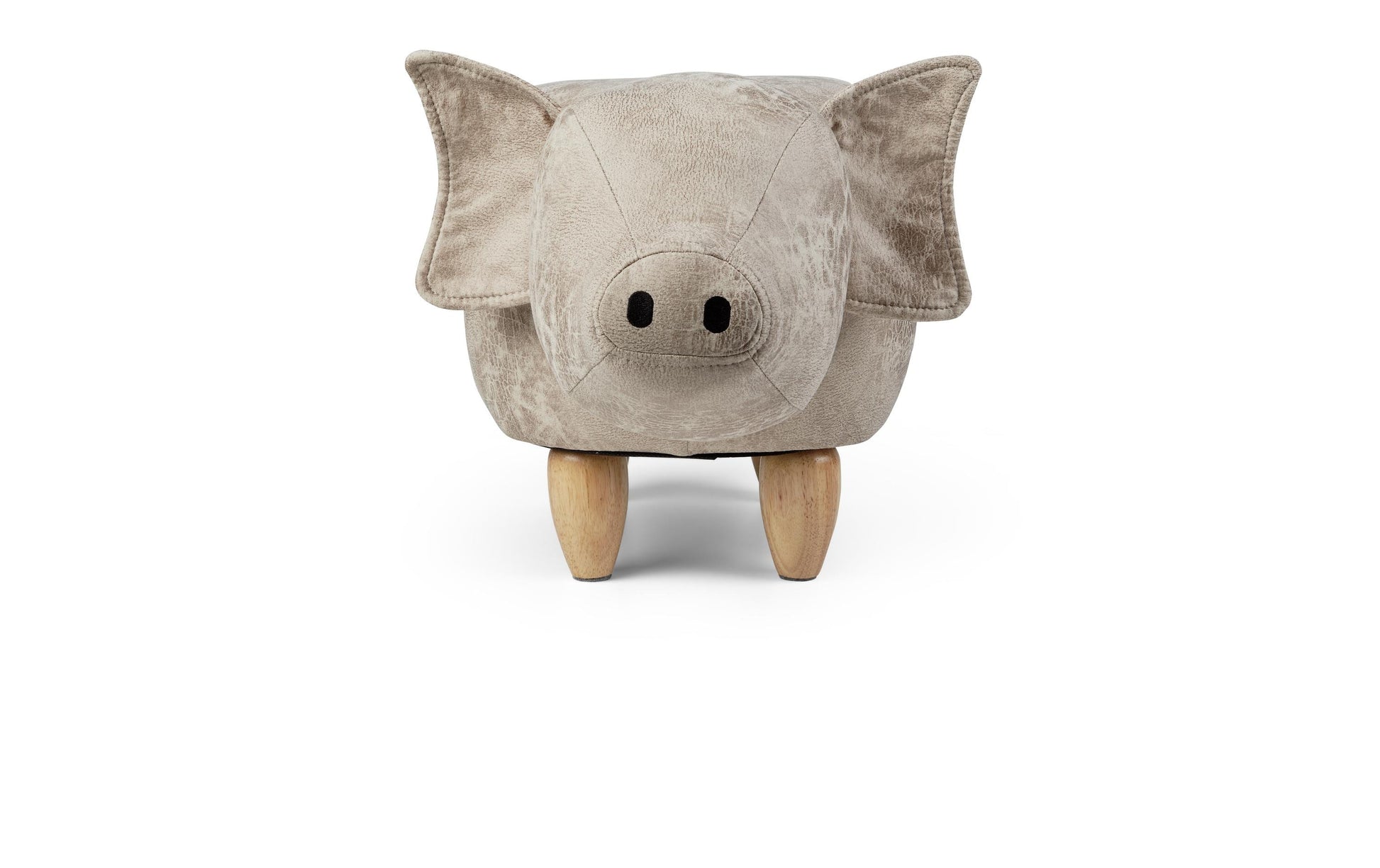 Zoosy Kinderstuhl Schwein – 66 × 34 × 36 cm – Schaumstoff & Textil – Grau